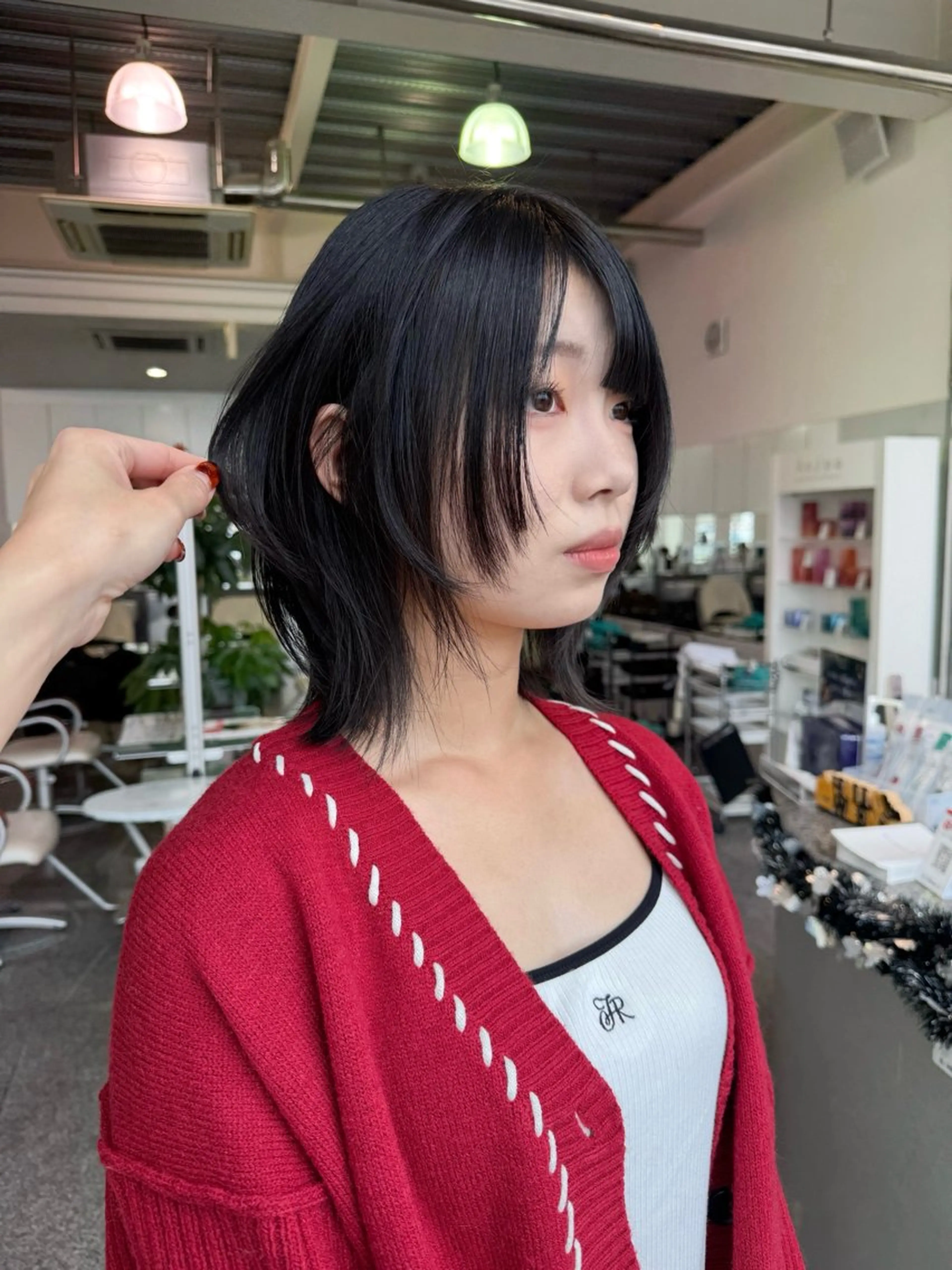 ミディアム ウルフカット カット ヘアカラー トリートメント 🫧ヒシダアキ /taboo🫧のヘアスタイル