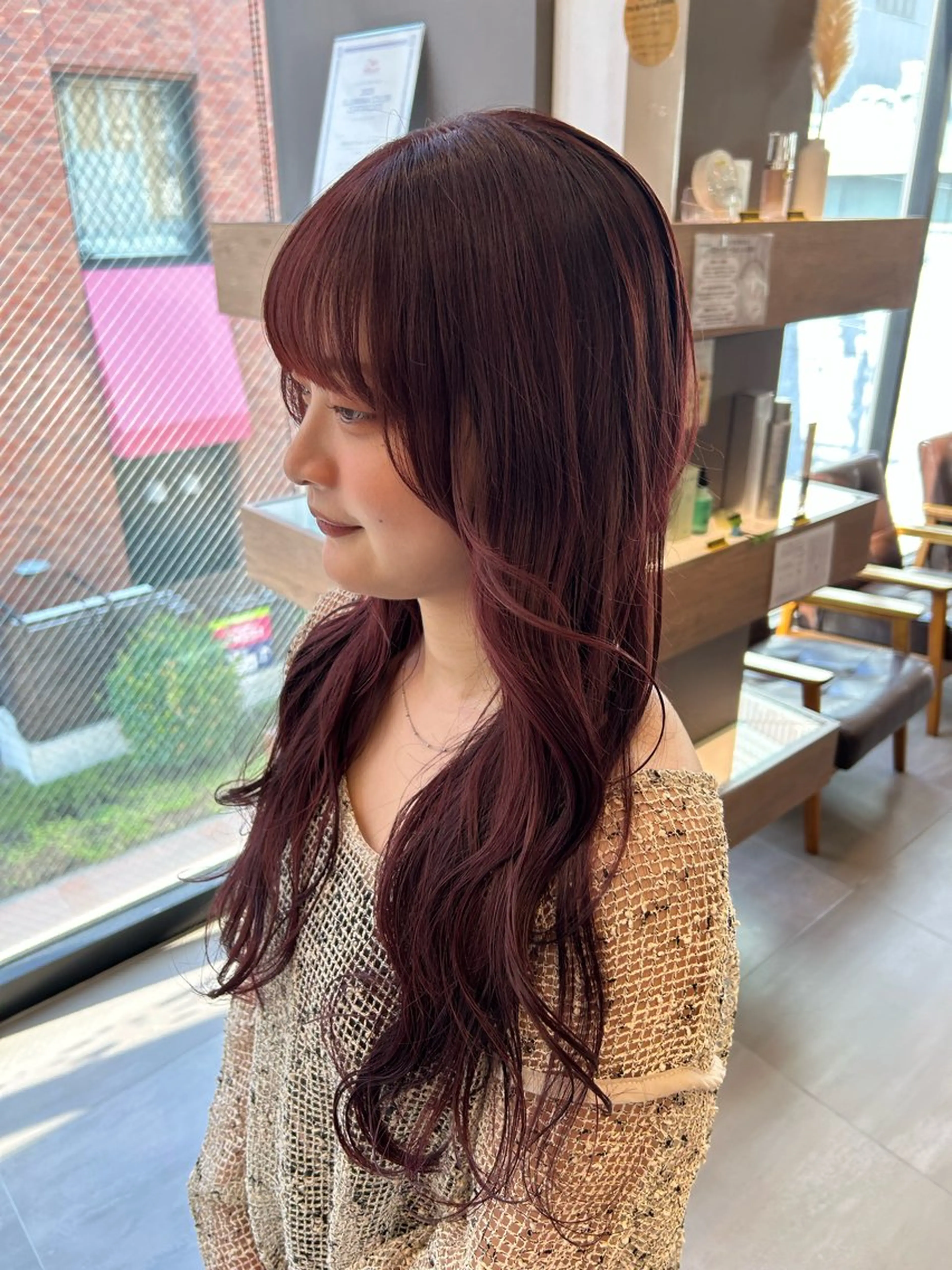 ロング 京野 美月のヘアスタイル