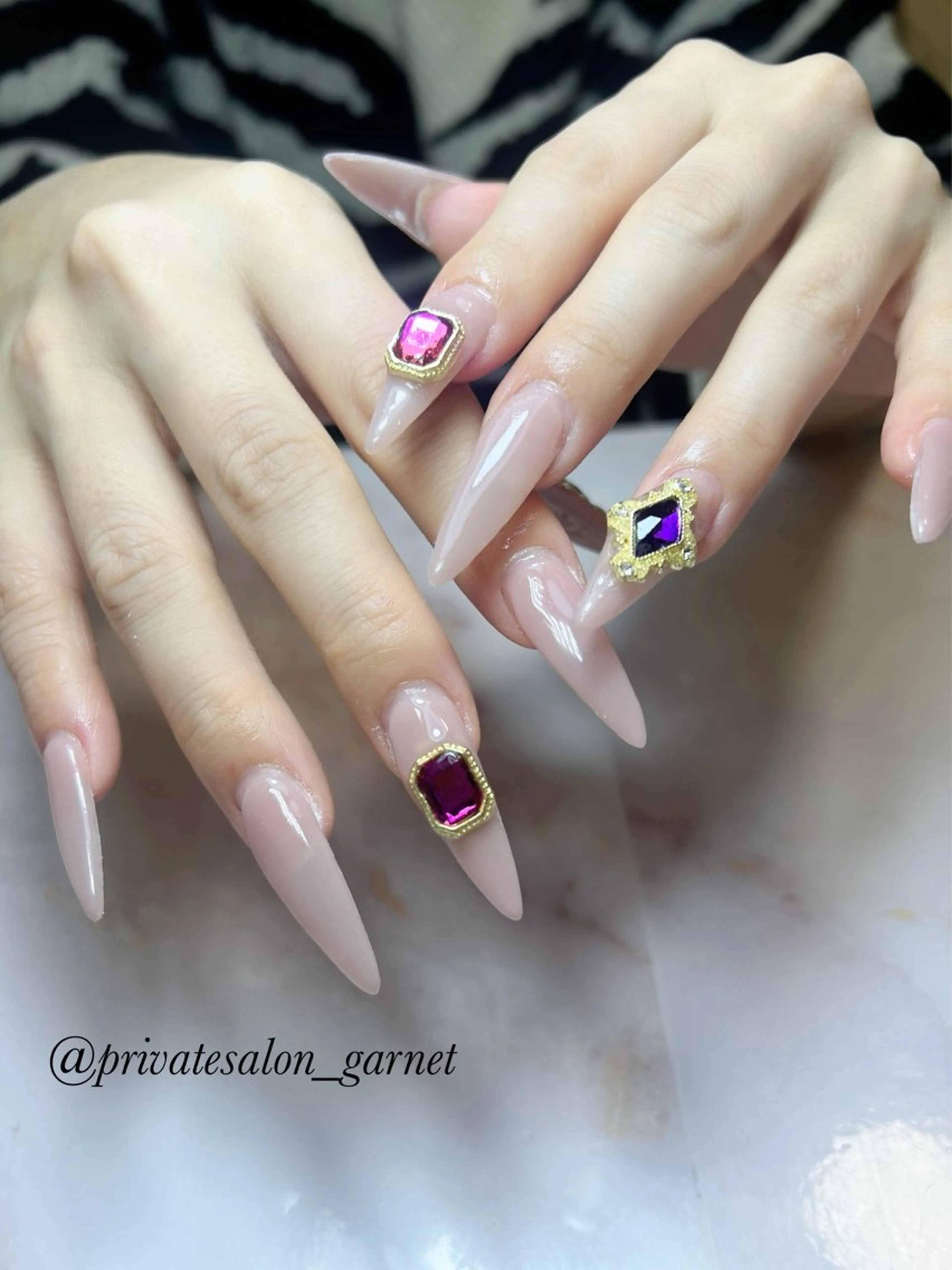 ネイル ハンドネイル Garnet nailのネイルデザイン
