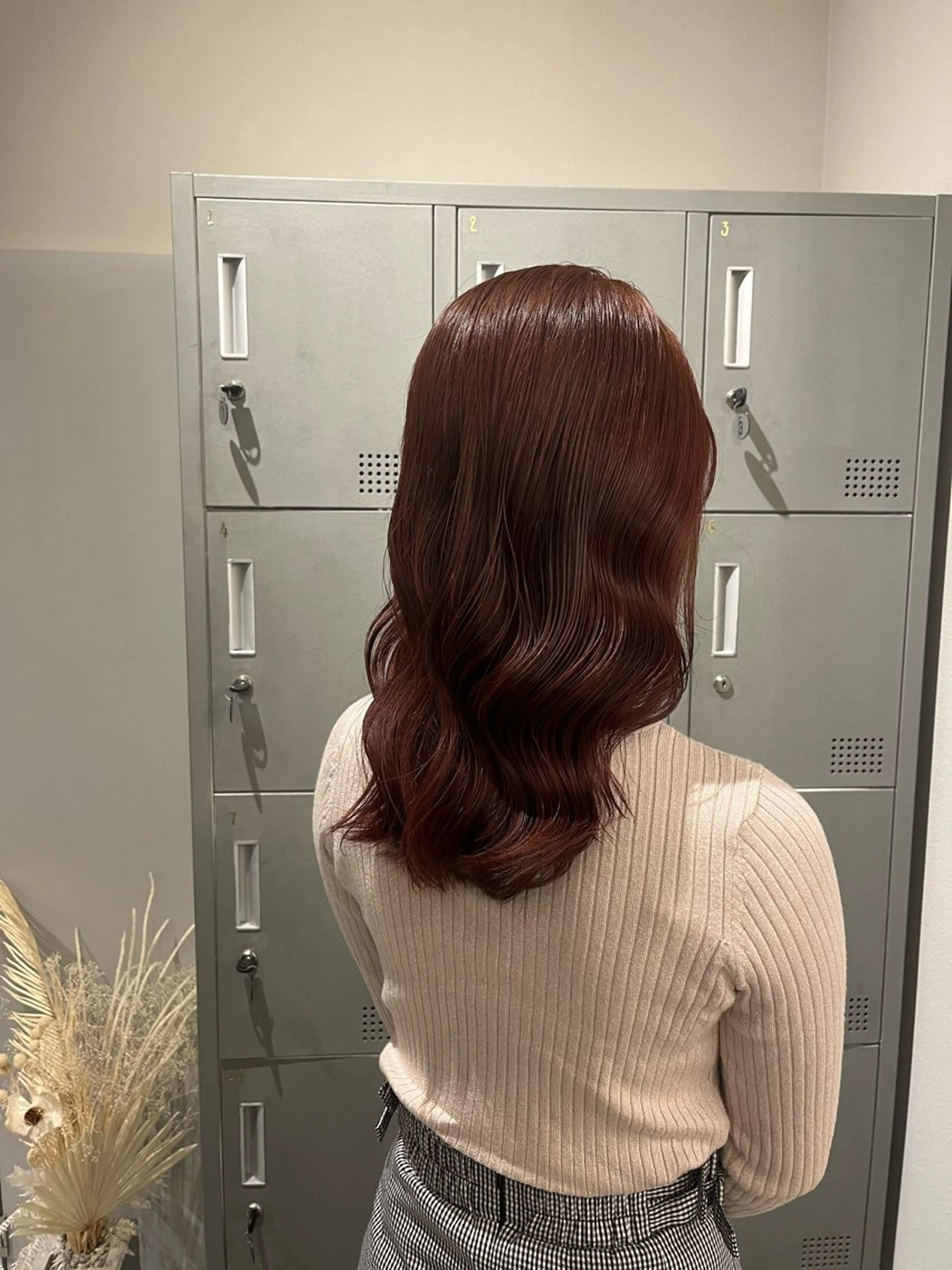 セミロング カラー カット 暖色/顔周り /ヘアメ/あつはのヘアスタイル
