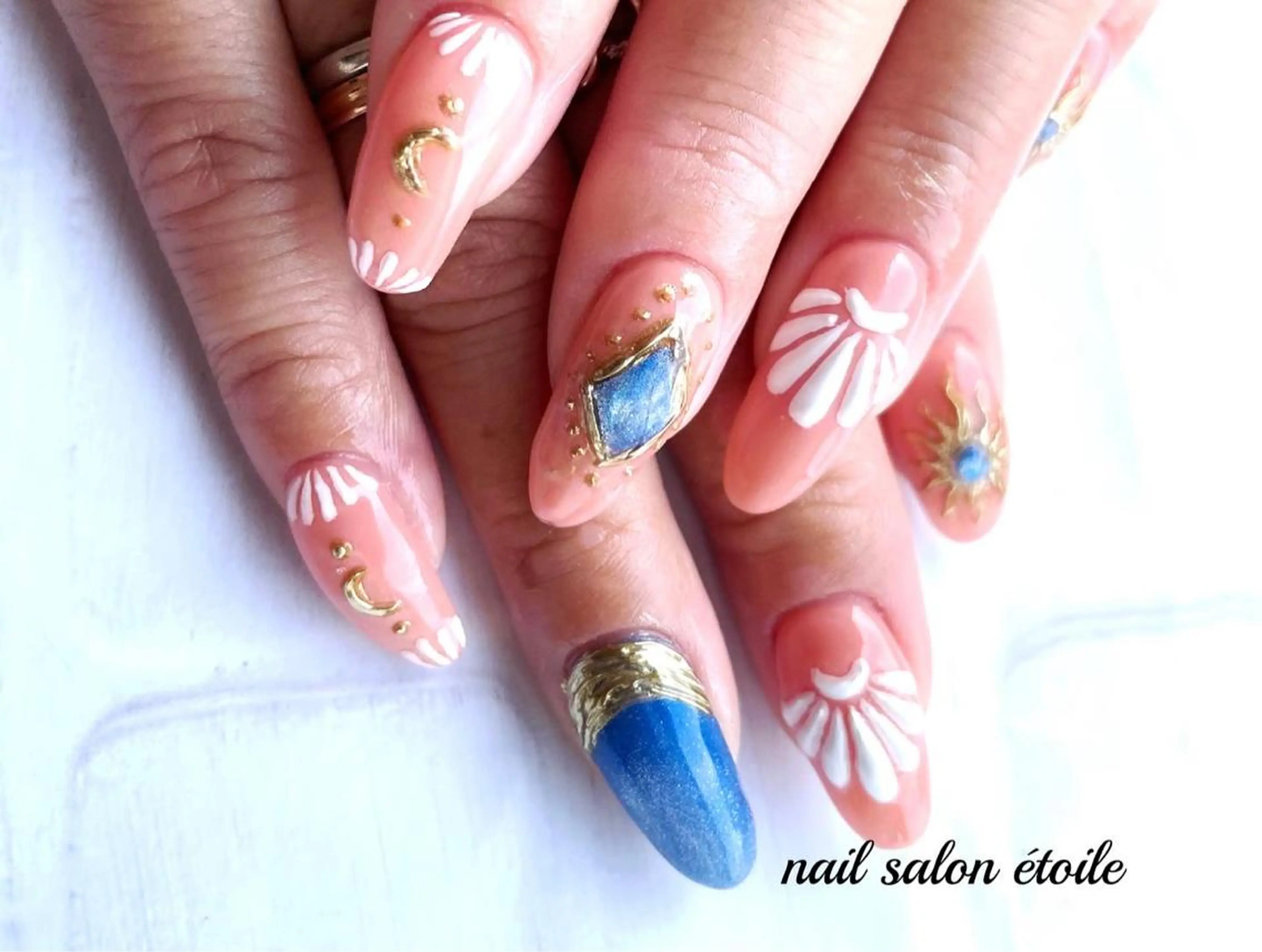 ネイル ジェルネイル マグネットネイル ニュアンスネイル ハンドネイル nail salon étoileのネイルデザイン