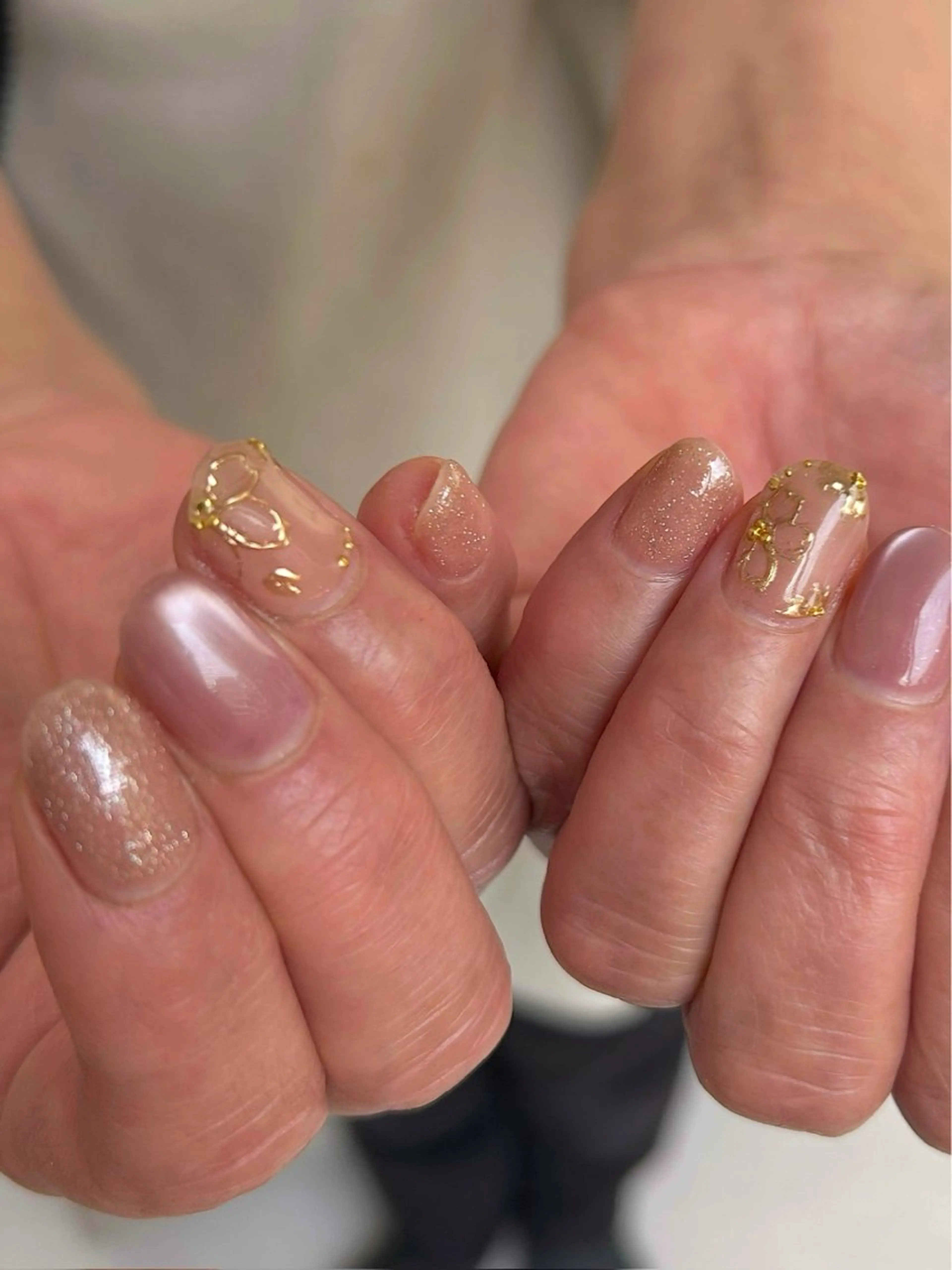 ネイル 桜ネイル ハンドネイル COR.(ｺﾙ)所属・COR. ｺﾙのネイルデザイン