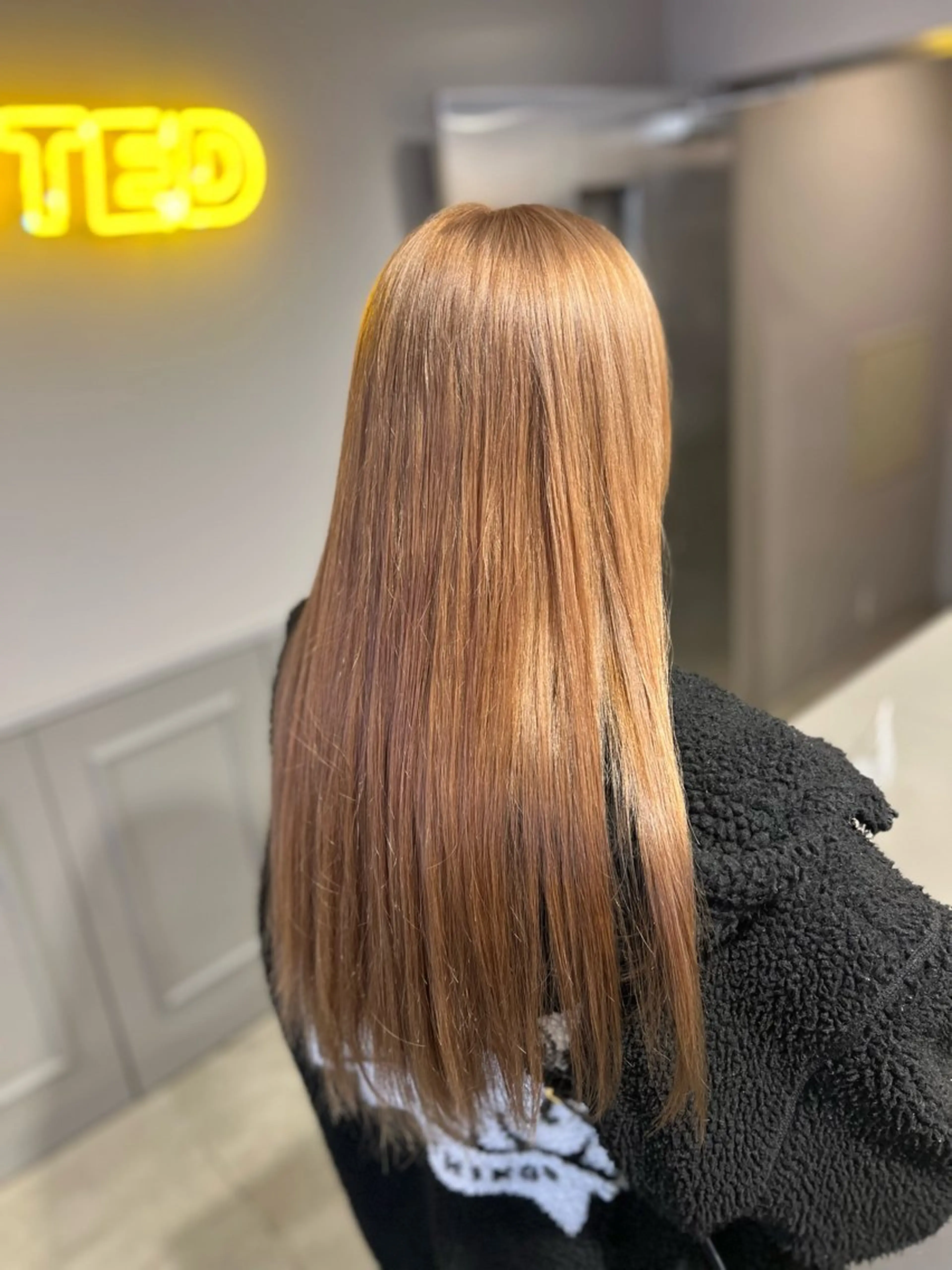 ロング カラー ヘアカラー 韓国レイヤーカット /REIのヘアスタイル