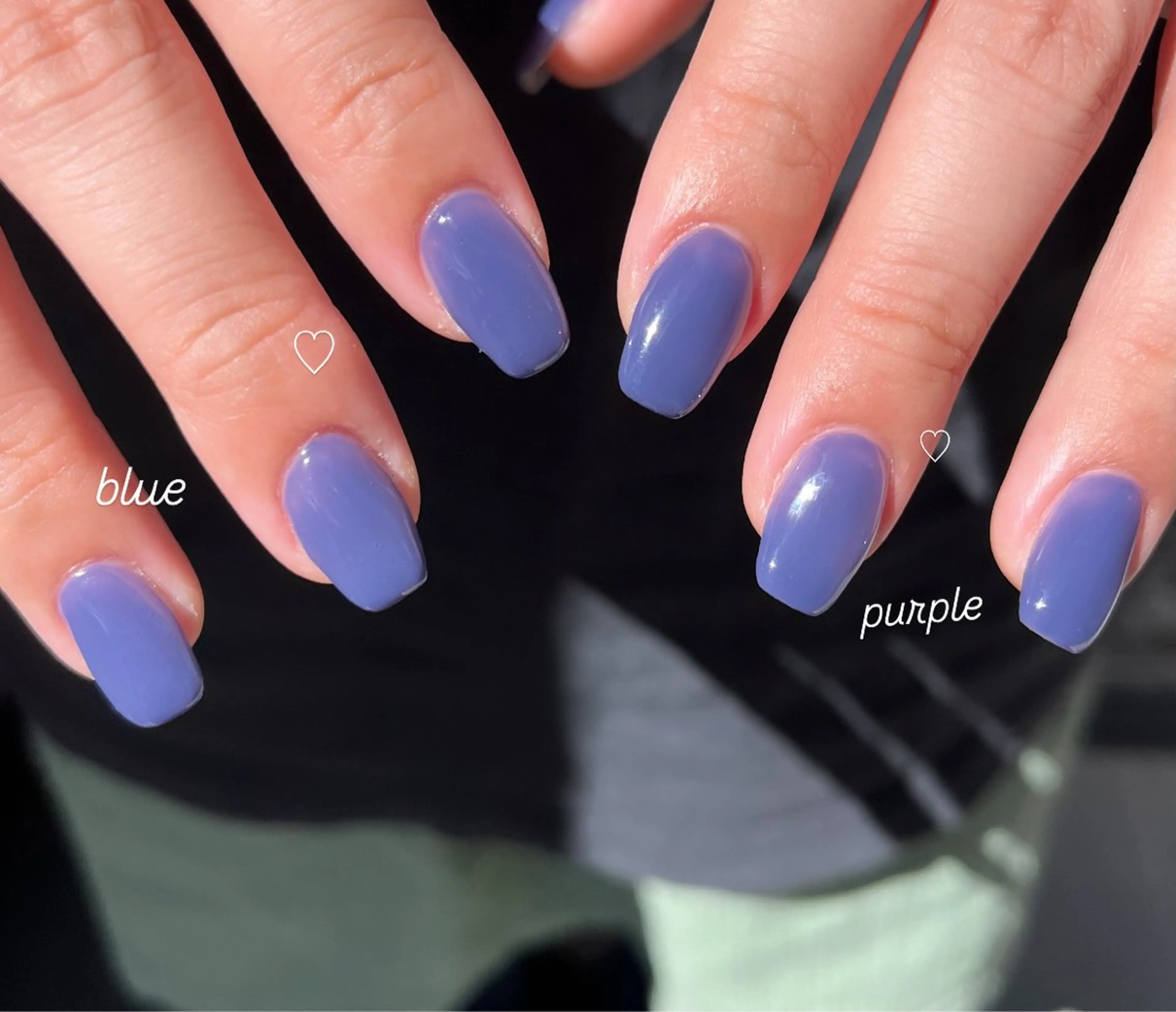 ネイル ブルー ハンドネイル HazeGrass NAILのネイルデザイン