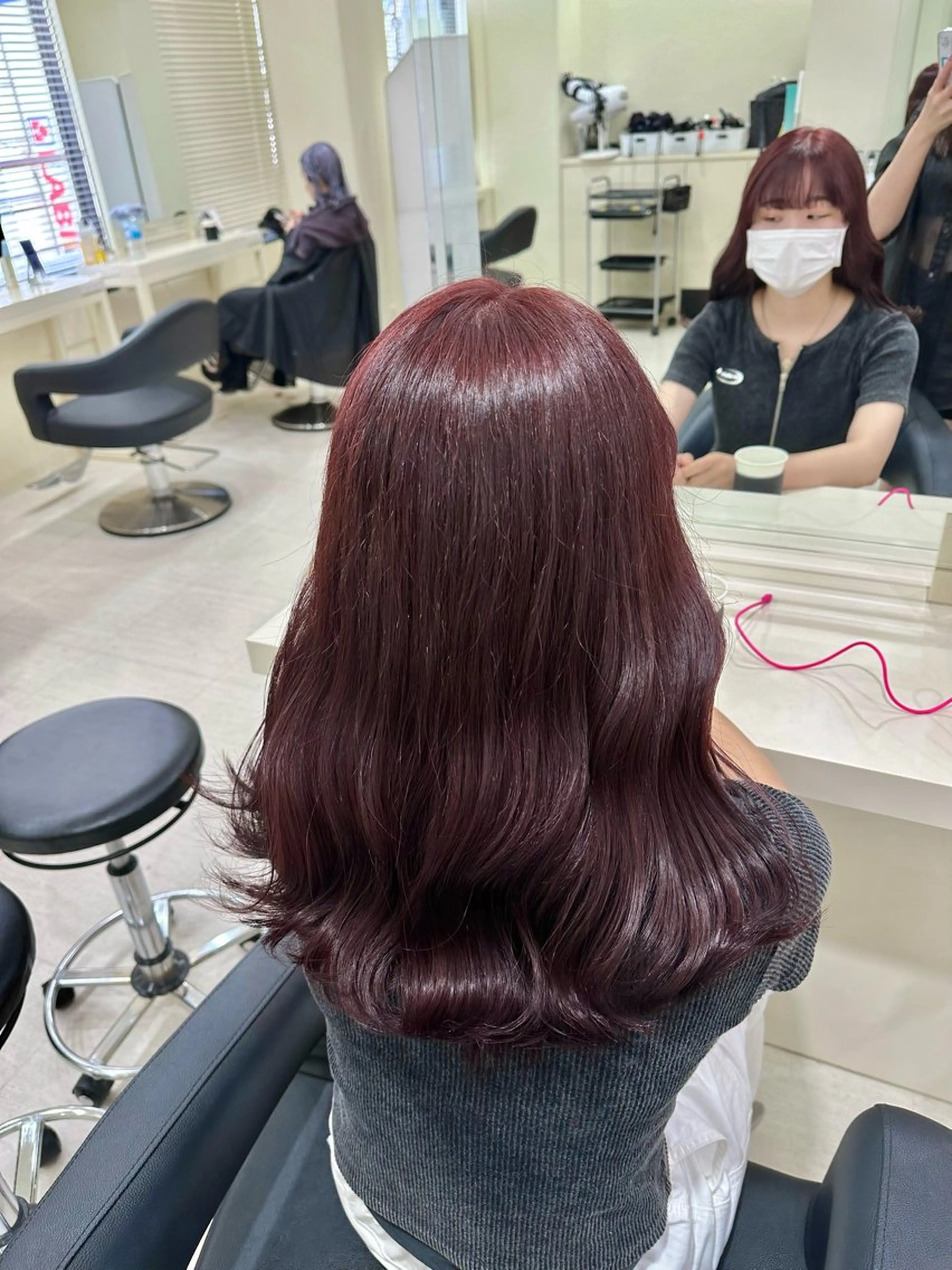 ロング カラー ヘアアレンジ ヘアカラー 🎀 yuuka🎀のヘアスタイル