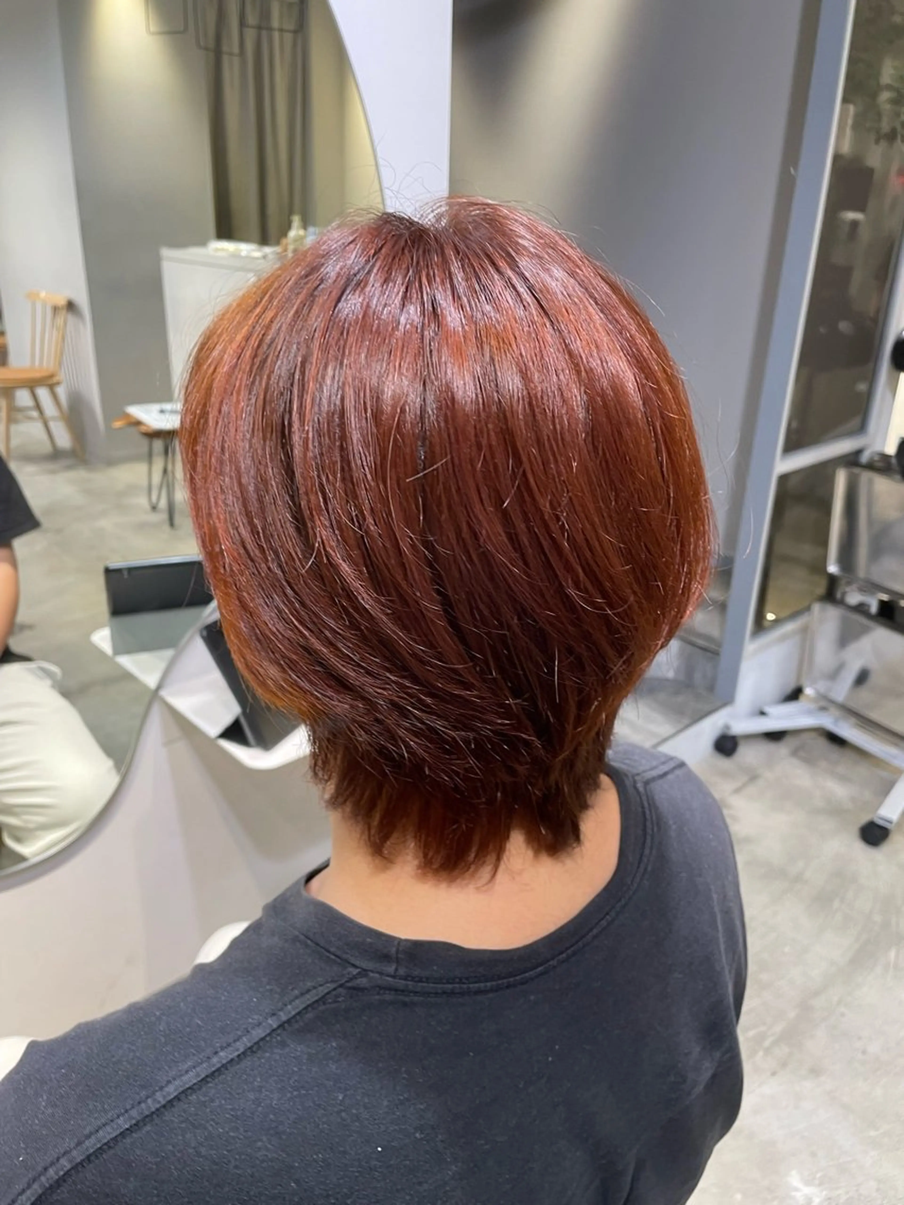 カラー オレンジ FILMS 田町芝浦所属・カットイルミナカラー ひより FILMSのヘアスタイル