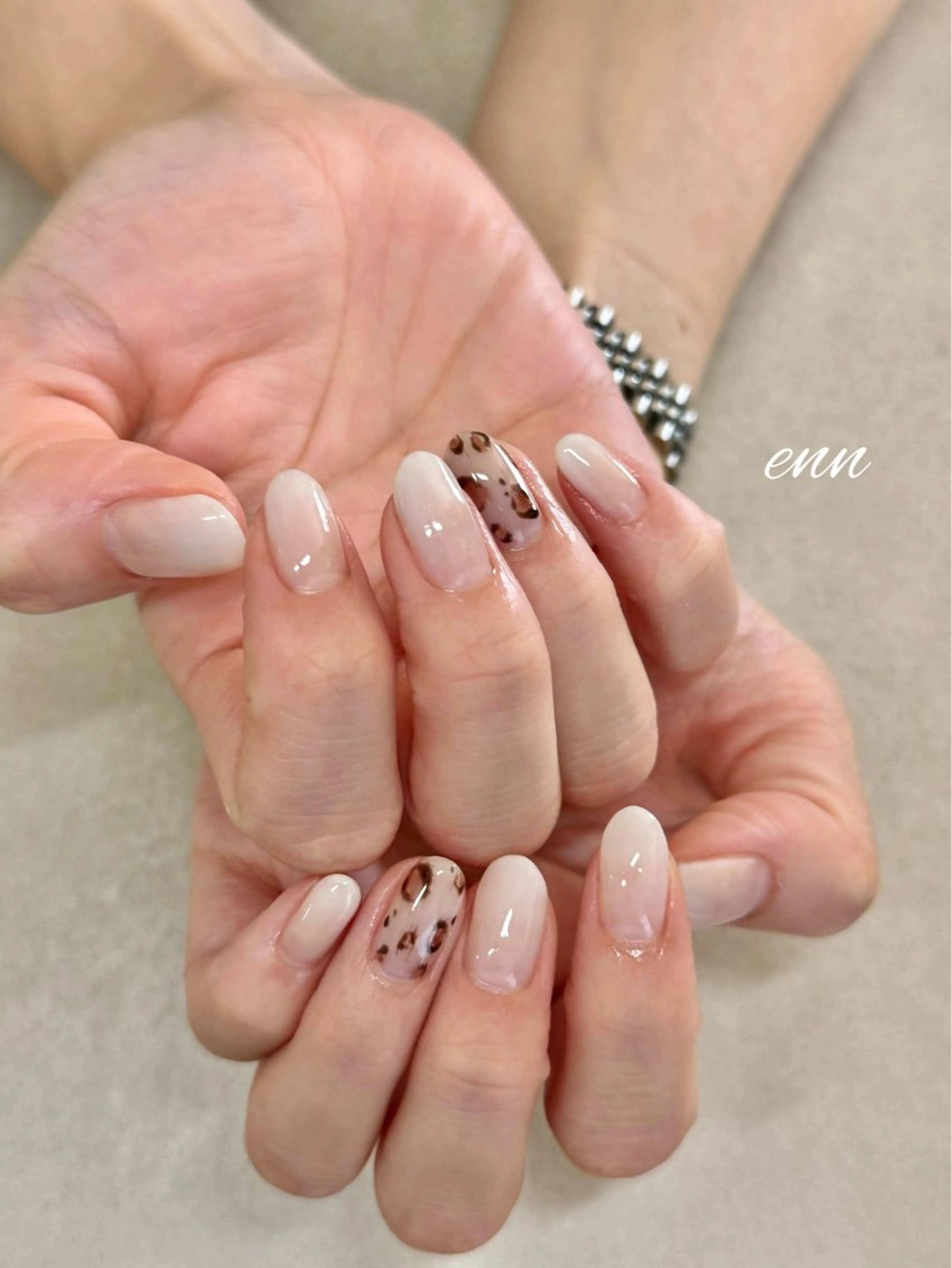 ネイル アニマル柄 【 enn 】 Uzuka Yukaのネイルデザイン