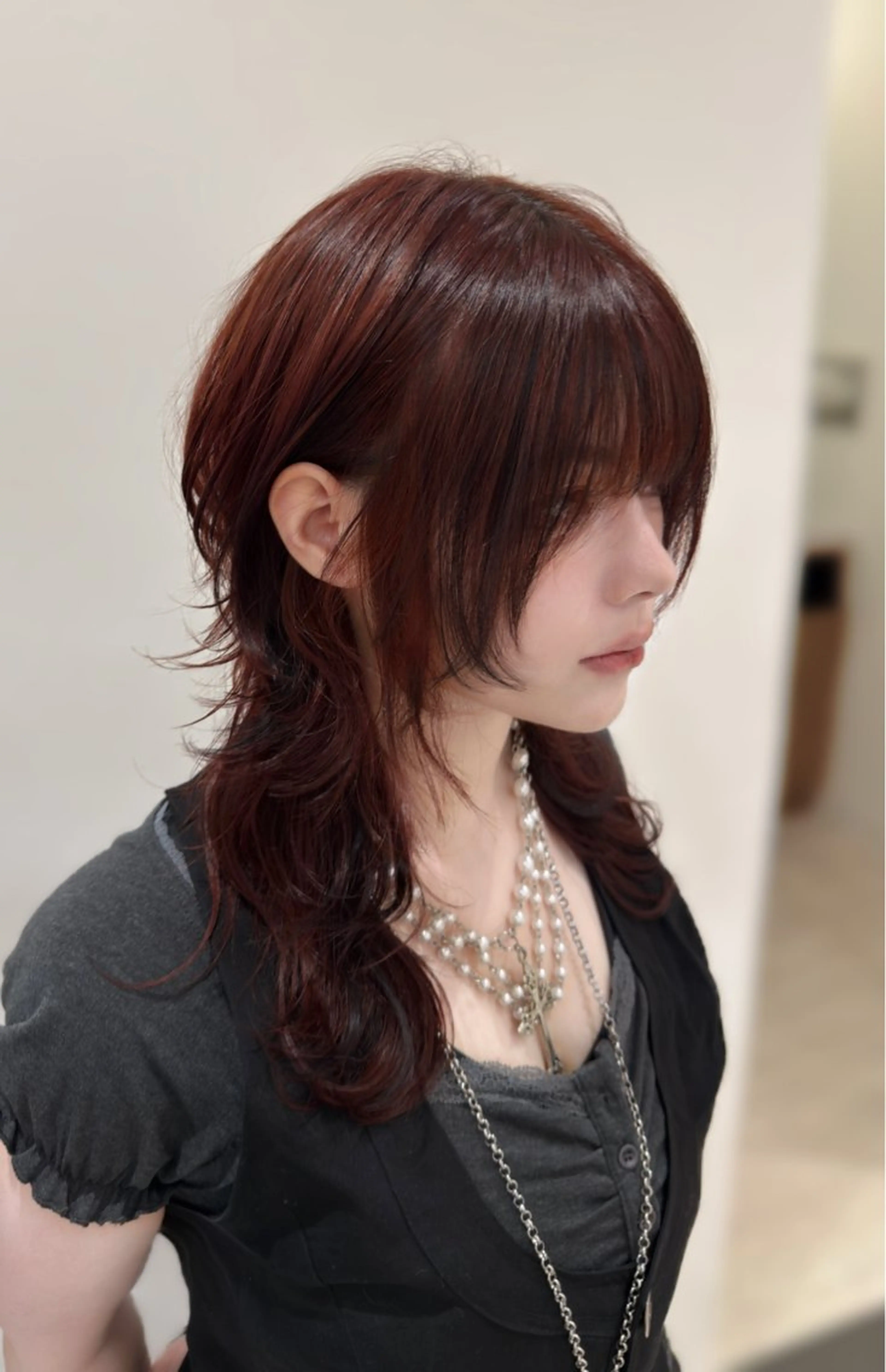 ロング カット ヘアカラー トリートメント ガレリアエレガンテ栄店所属・ウルフカット/ ハッシュカット/山路のヘアスタイル