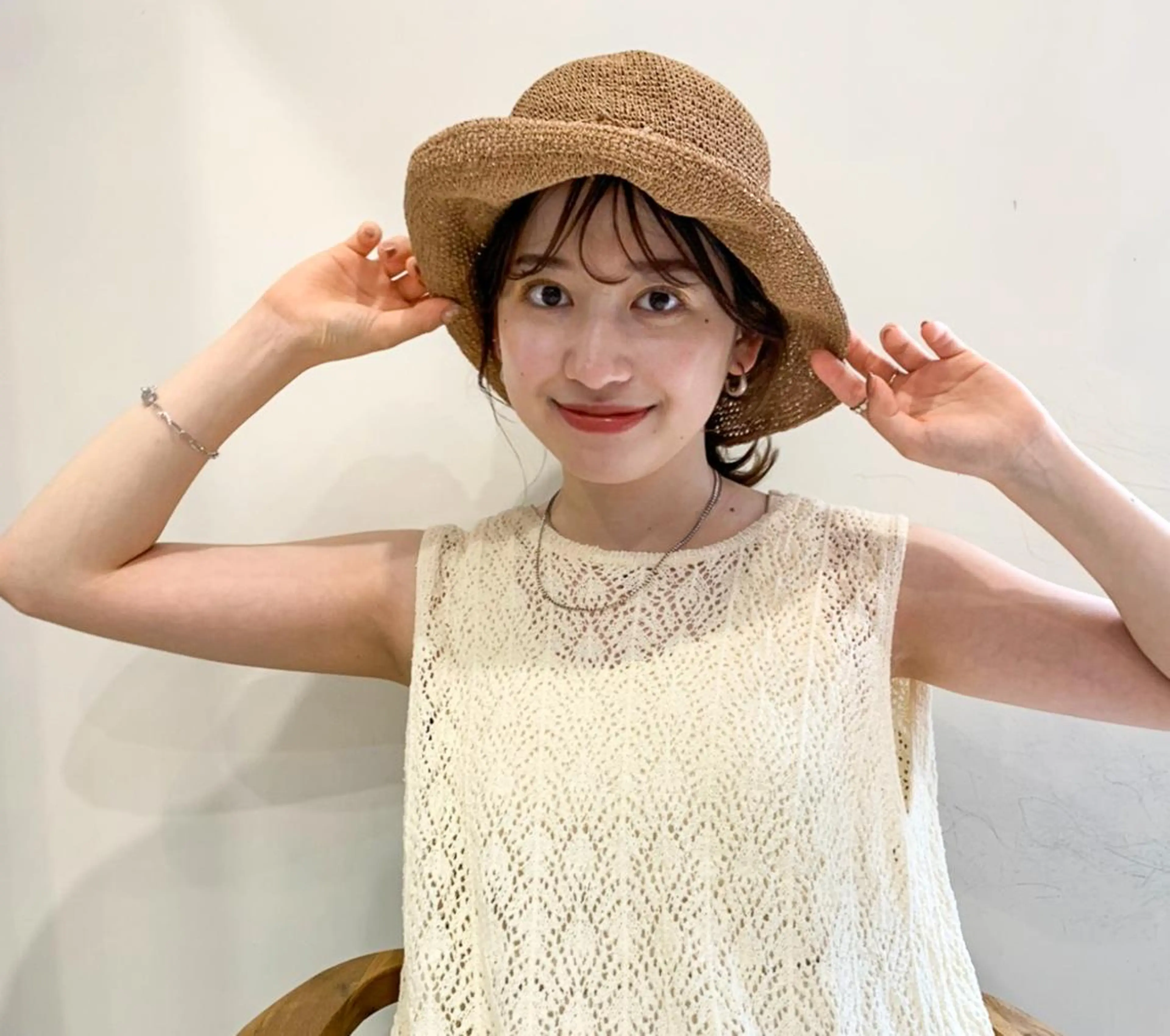 ミディアム パーマ カラー ミディアムパーマ ダブルカラー グラデーションカラー ハイライトカラー イルミナカラー CEINE【セーヌ】 三軒茶屋のヘアスタイル