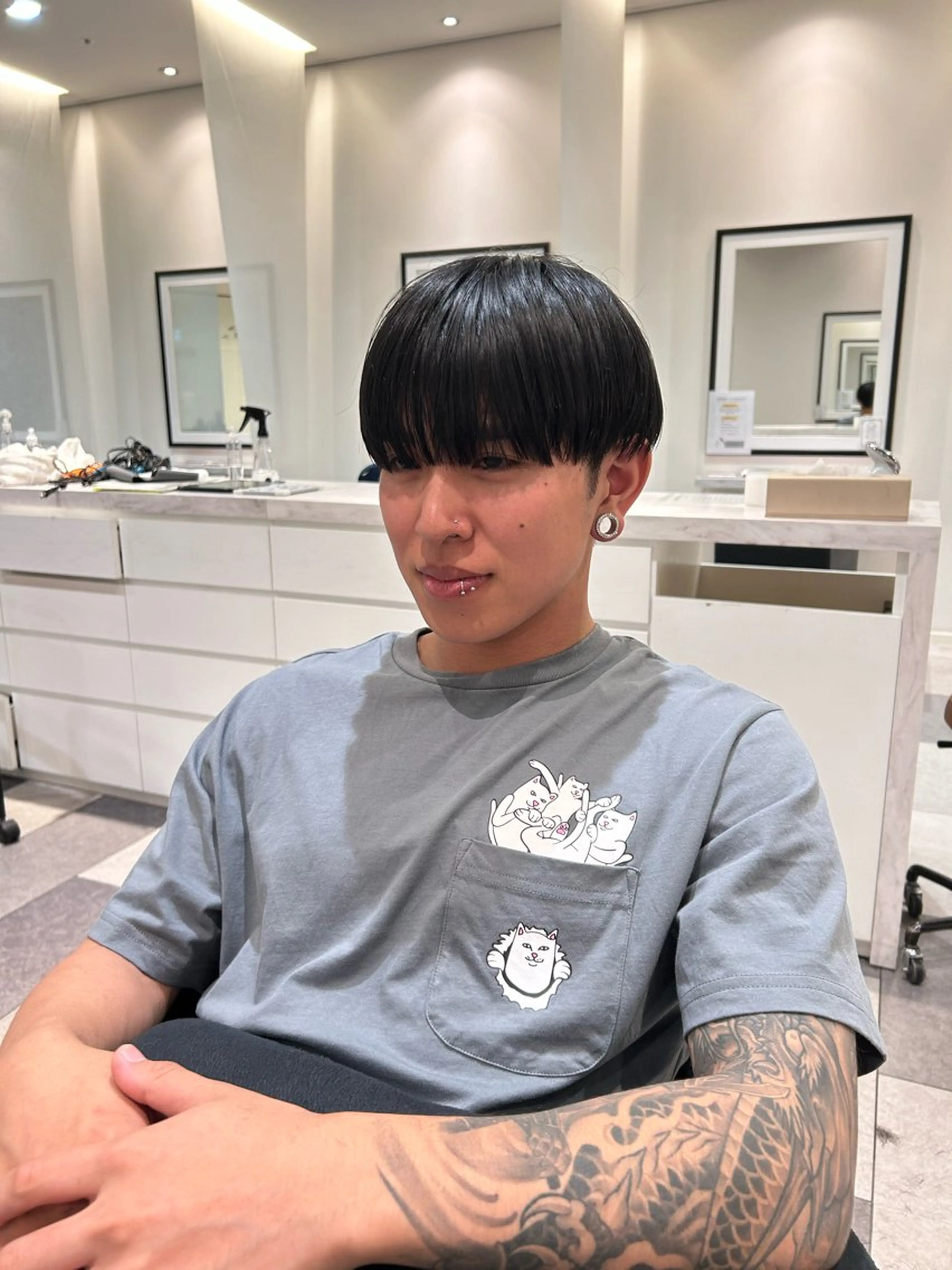 メンズ カット ヘッドスパ 中原 優美のヘアスタイル