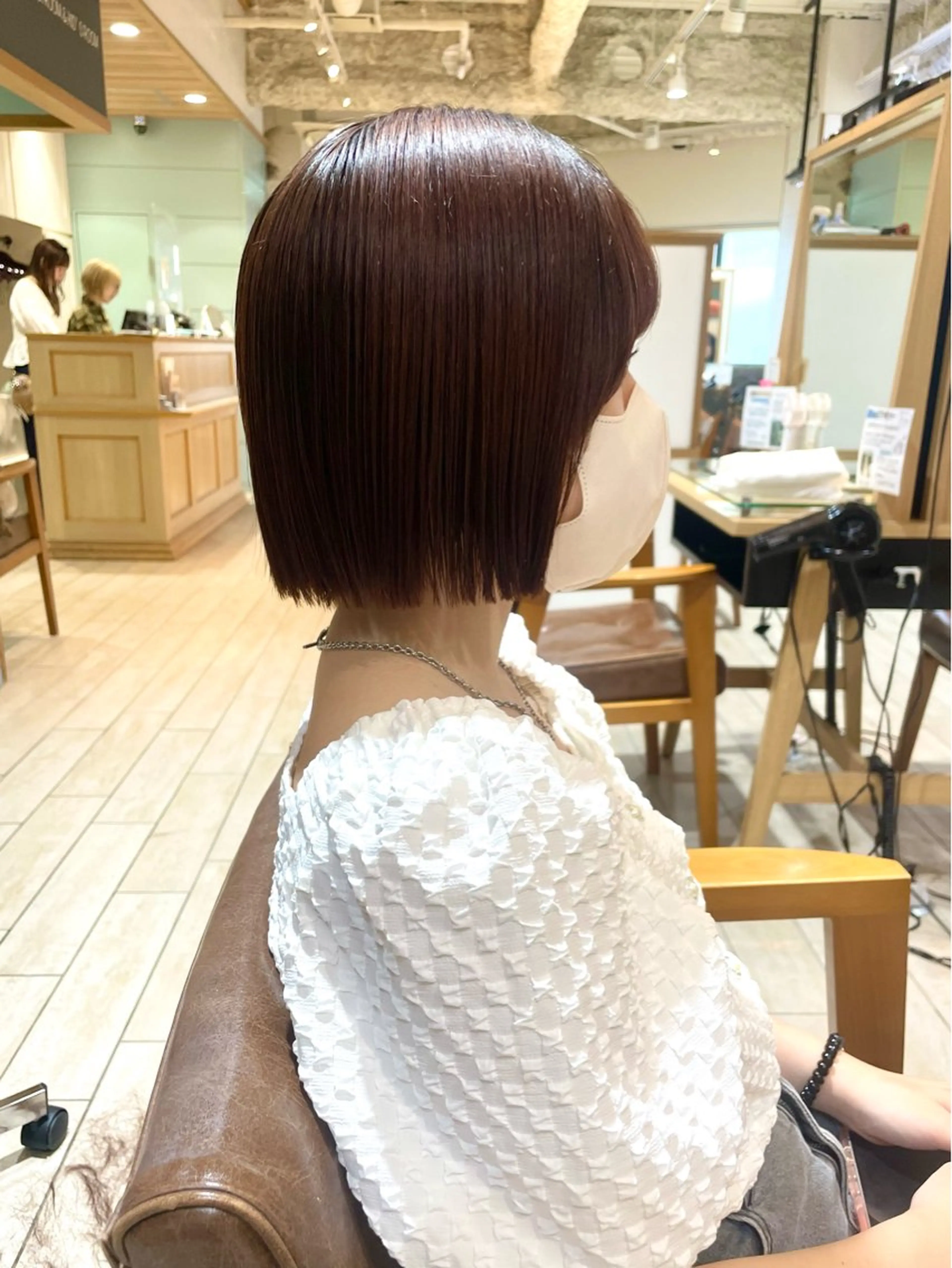 新規＆2回目のお客様))カット+暖色カラー+4ステップトリートメント🎐の写真