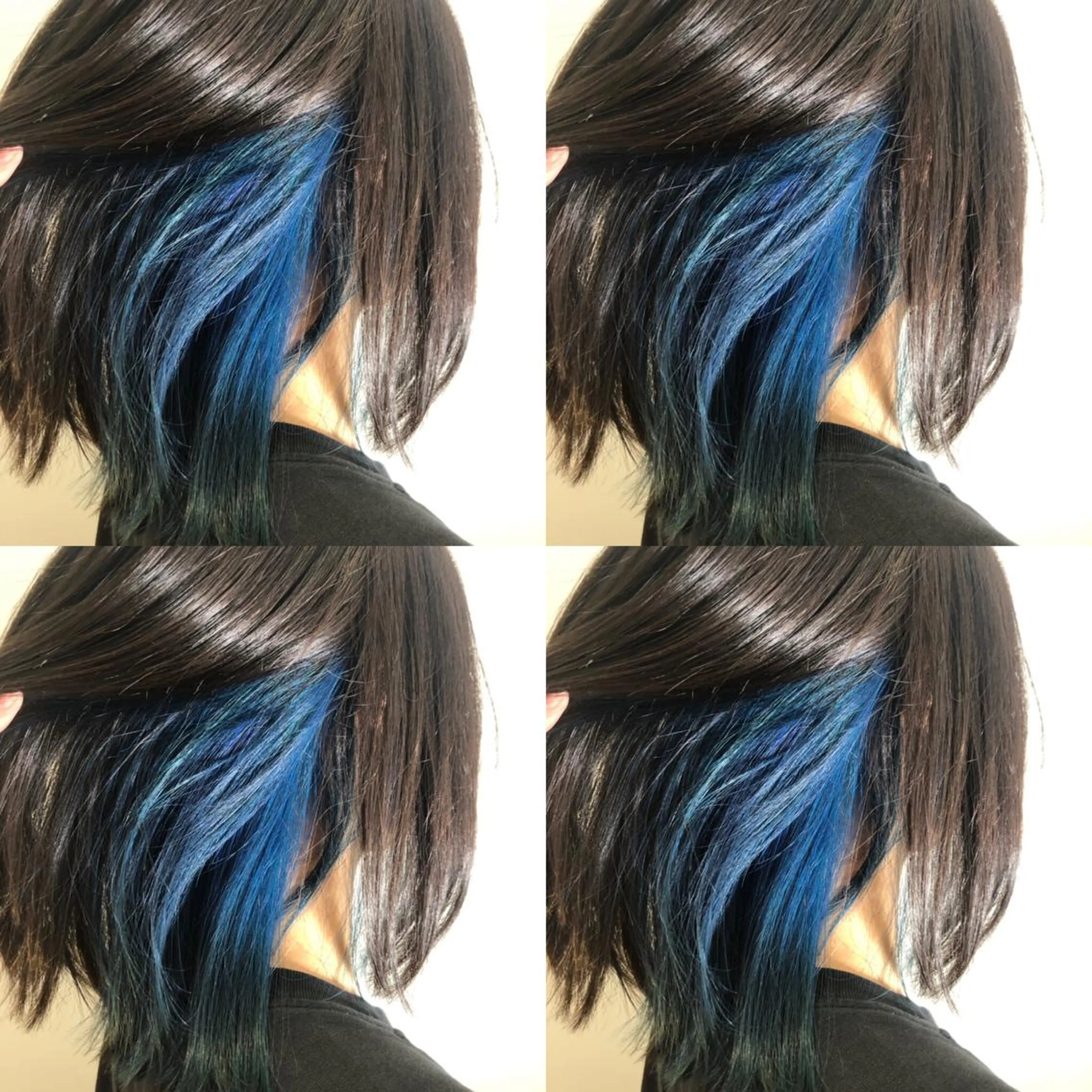 セミロング カラー ブルーカラー period.所属・艶髪/髪質改善 🤍kumikoのヘアスタイル