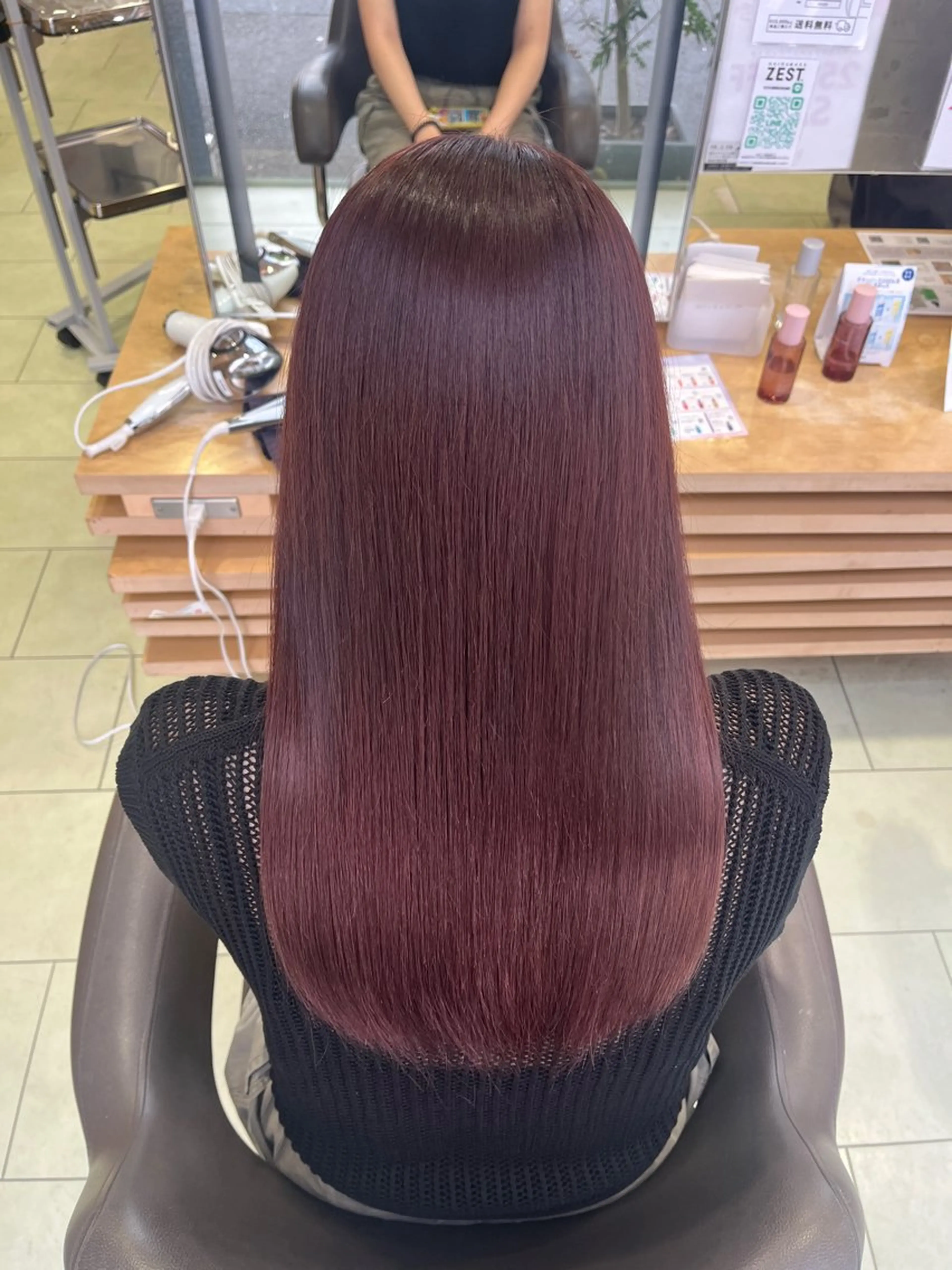 ロング カラー ヘアカラー waka❤️✨ レイヤーボブ/ネイルのヘアスタイル