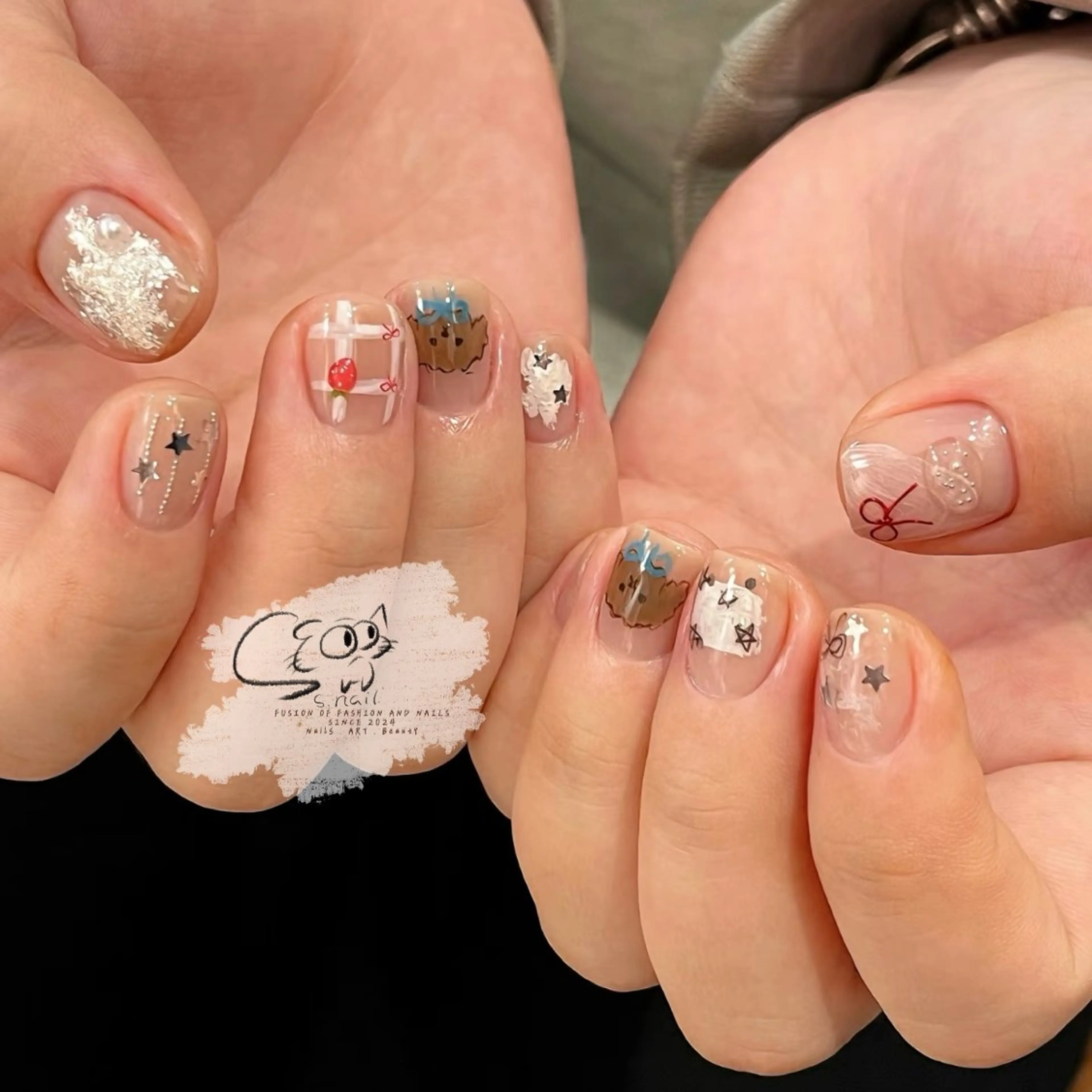 ネイル チークネイル フレンチネイル グラデーション マグネットネイル ワンカラーネイル ハンドネイル S.nail所属・S.nail _のネイルデザイン