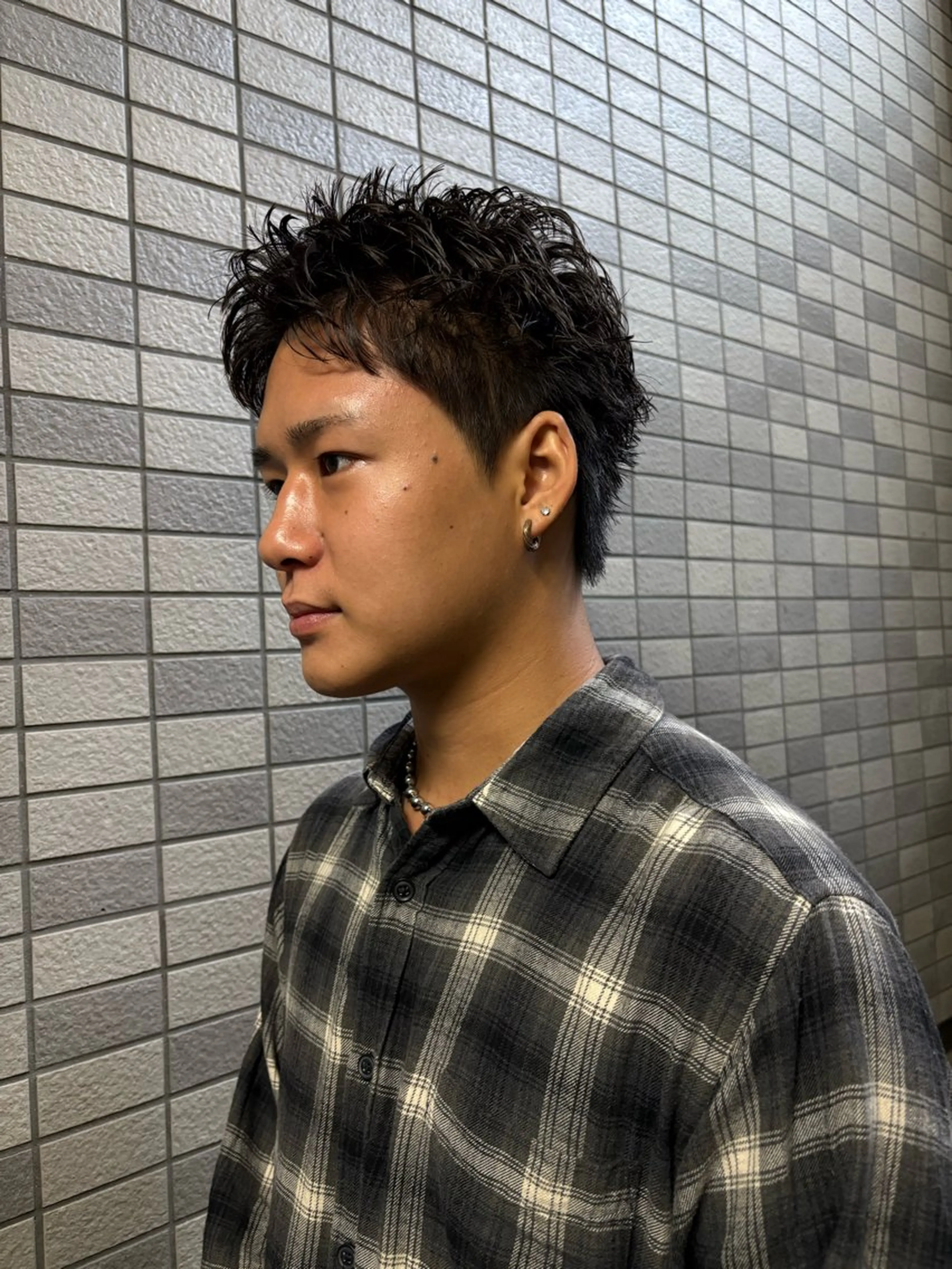 ショート パーマ メンズ メンズブリーチ メンズハイライト メンズインナーカラー メンズパーマ プードルパーマ カット パーマ トリートメント charme所属・💈メンズカット ✂︎伊藤大輝💈のヘアスタイル