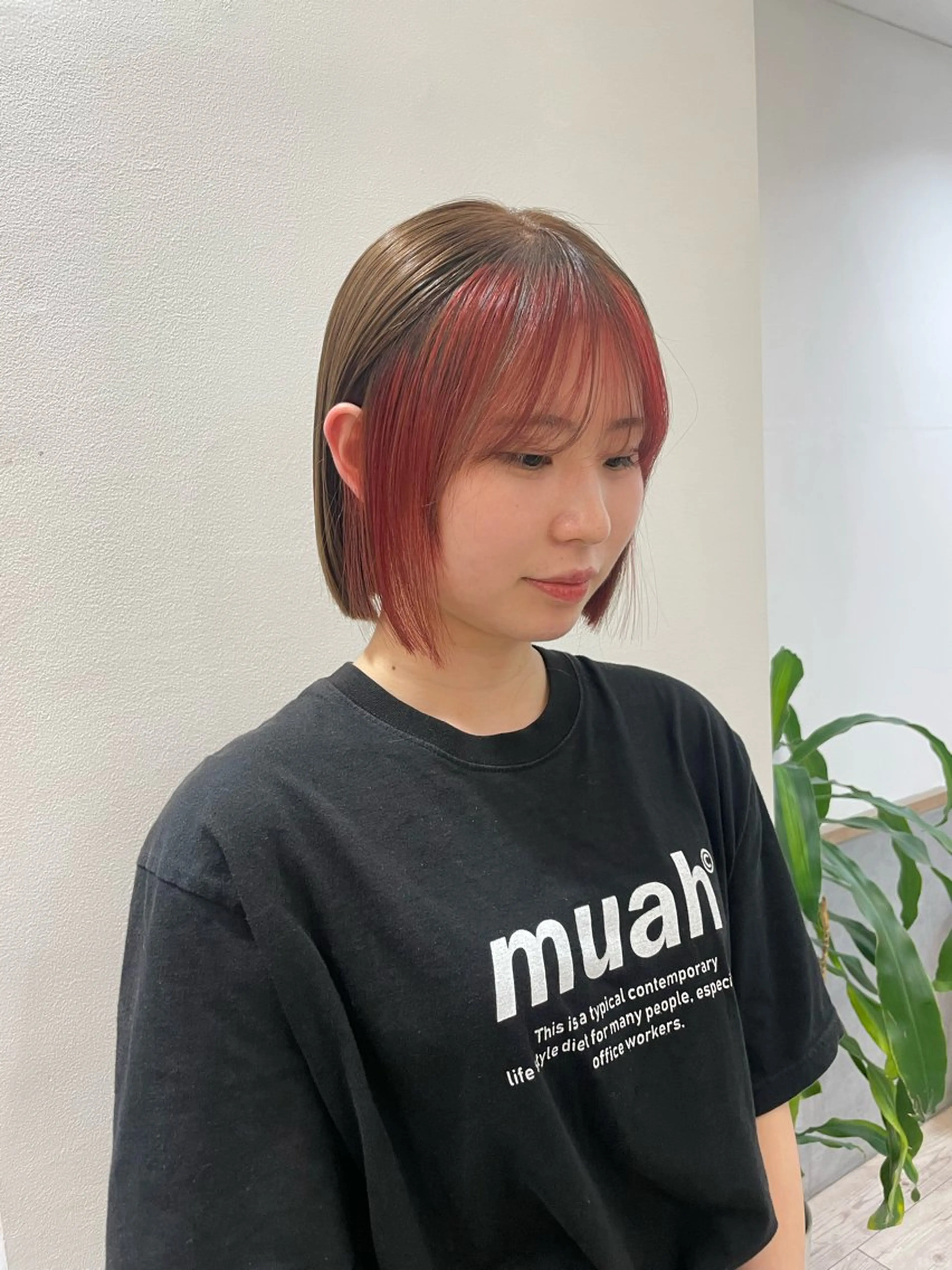 カラー ヘアカラー 川村 諒のヘアスタイル