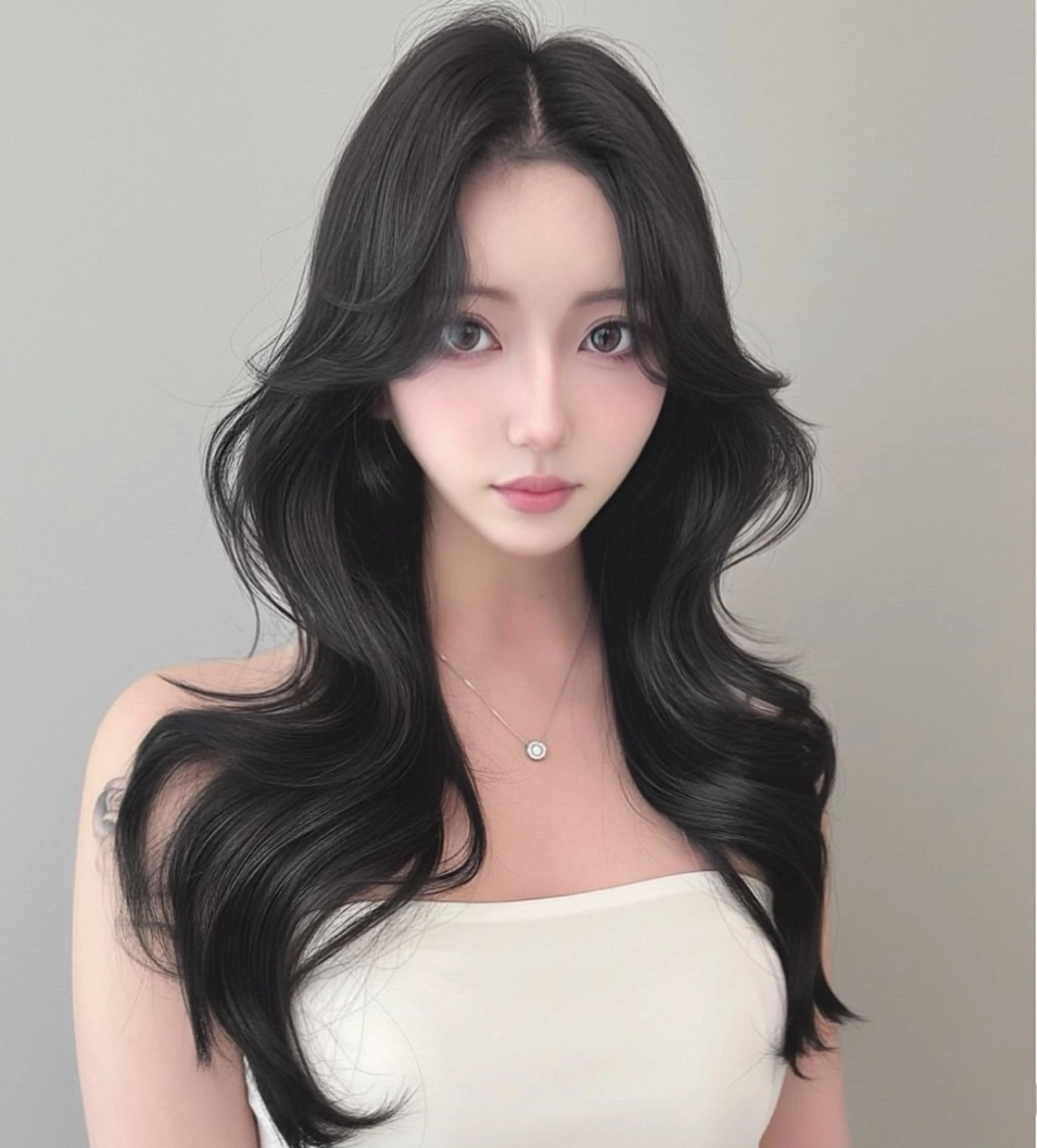 ロング カラー カット ヘアカラー トリートメント 韓国ヘア/髪質改善 TAKAHIROのヘアスタイル