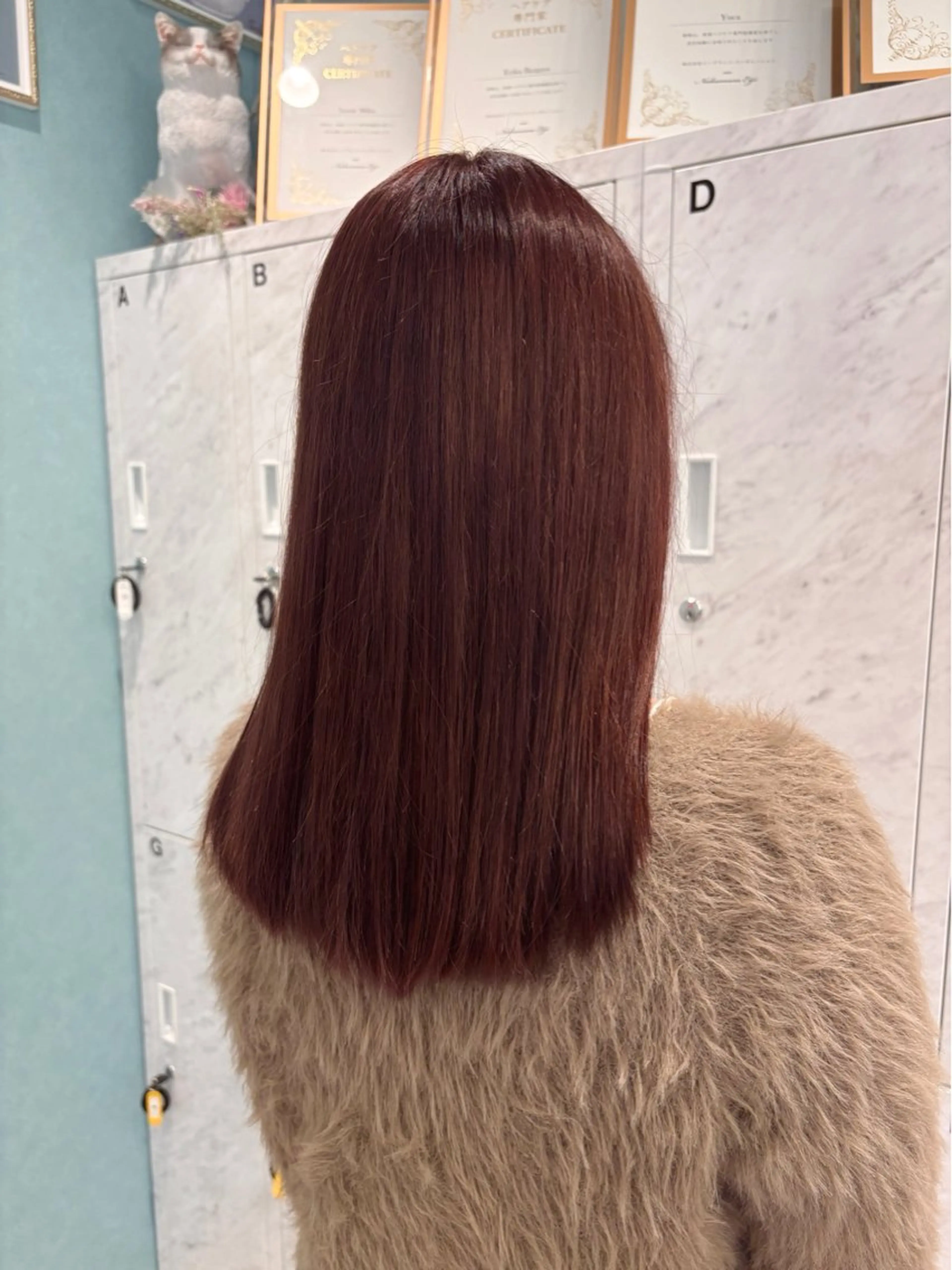 艶カラー+水素トリートメントの写真