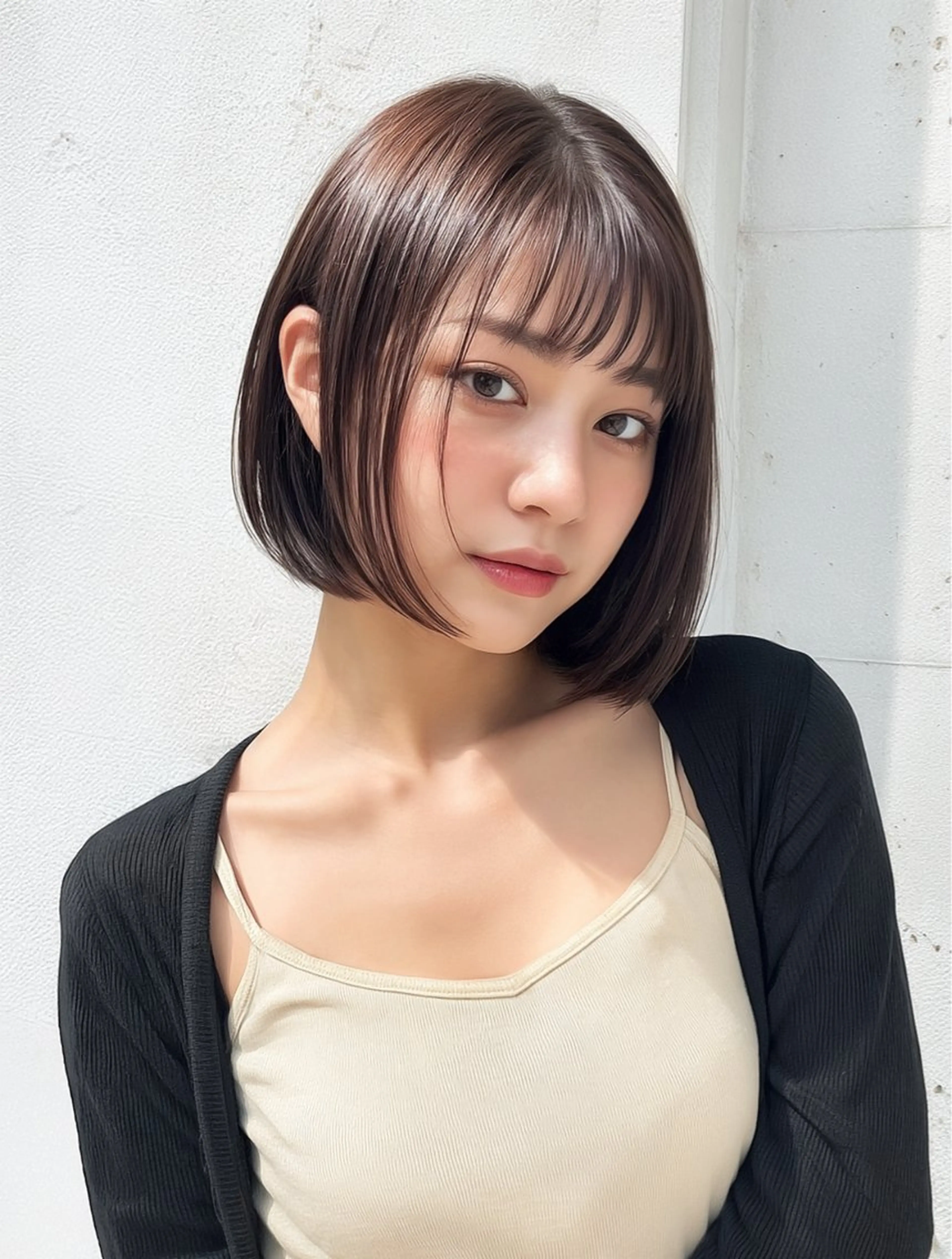 ショート カラー 透明感カラー ボブ カット ヘアカラー トリートメント ガレリアエレガンテ栄店所属・ガレリア エレガンテ栄のヘアスタイル