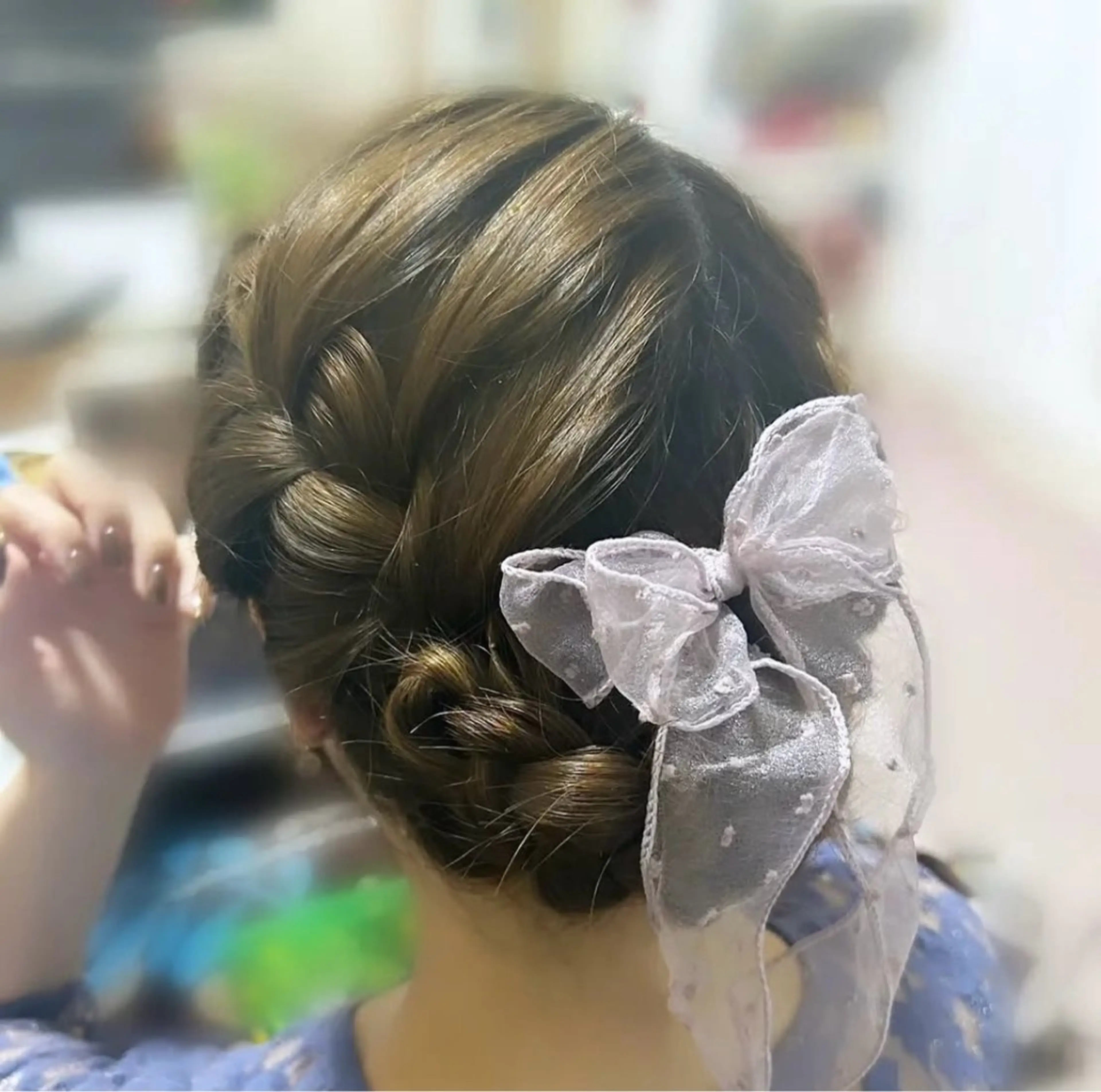 【♡お出かけ前に♡】💘ヘアアレンジ🎀 #アレンジ #ヘアセットの写真