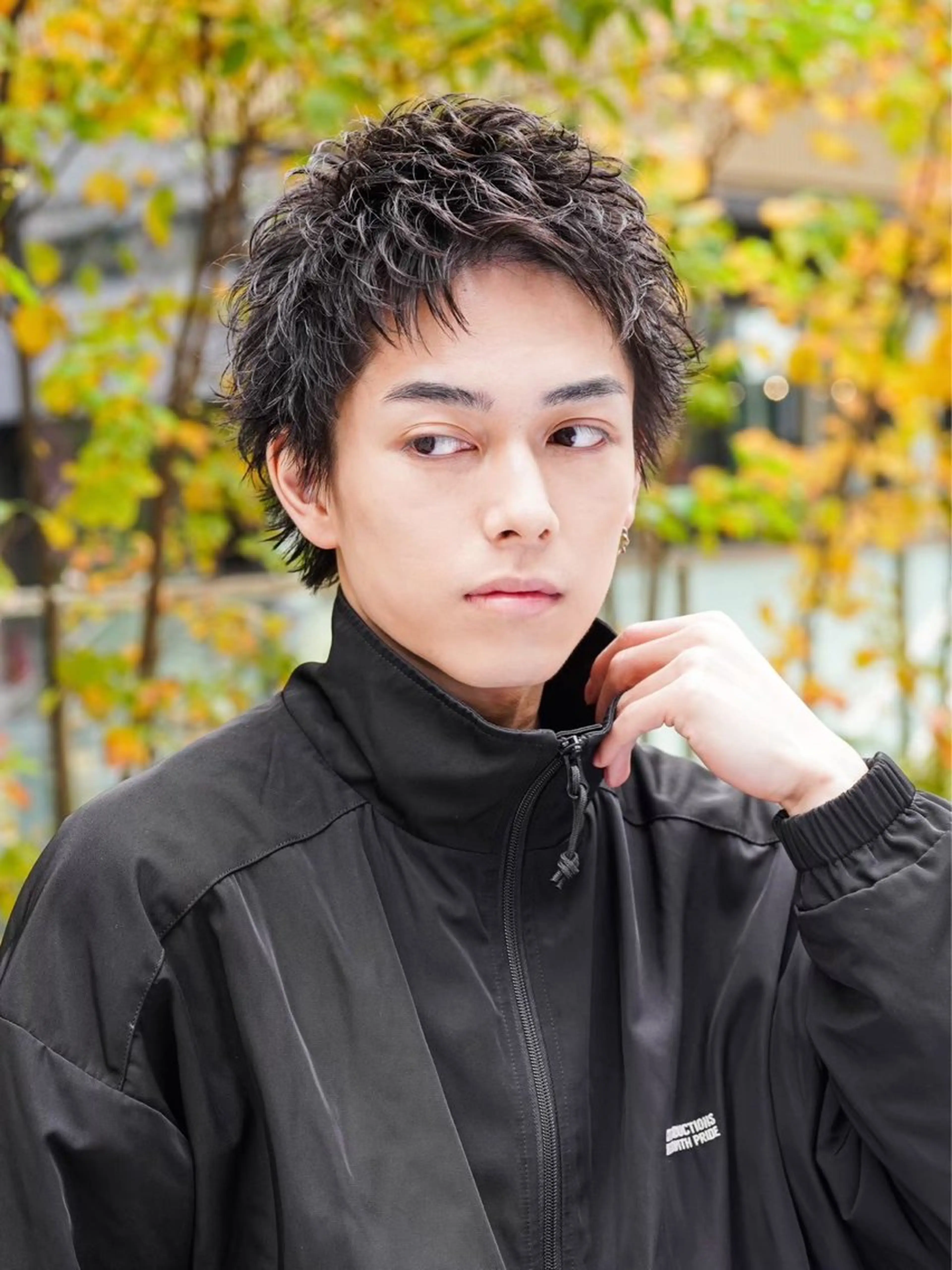 ミディアム ミディアムパーマ ツイストパーマ ⭐️メンズ特化⭐️ パーマ カラーのヘアスタイル