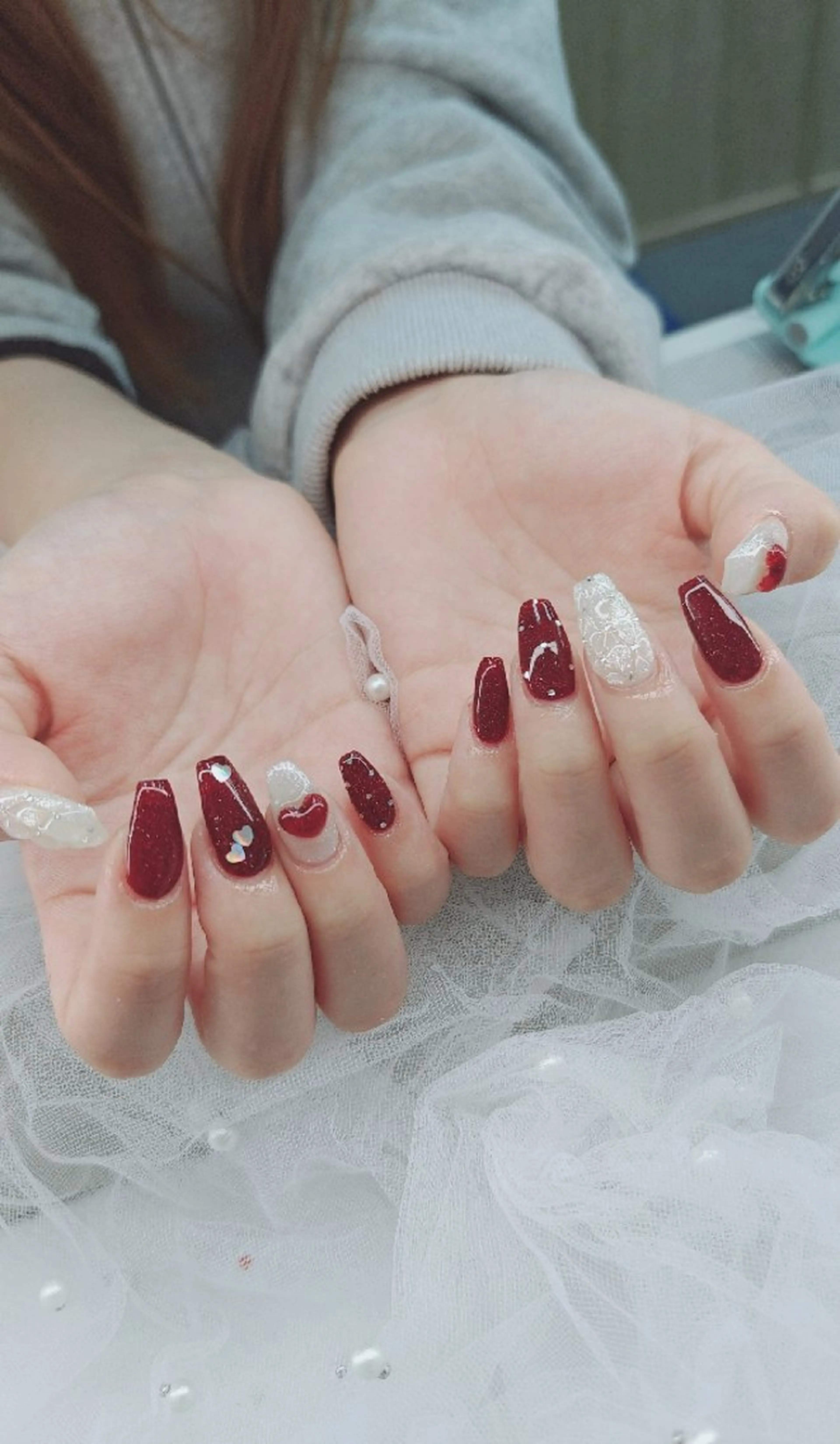 ネイル 冬ネイル クリスマス ハンドネイル ♡Sherry  Nail♡のネイルデザイン