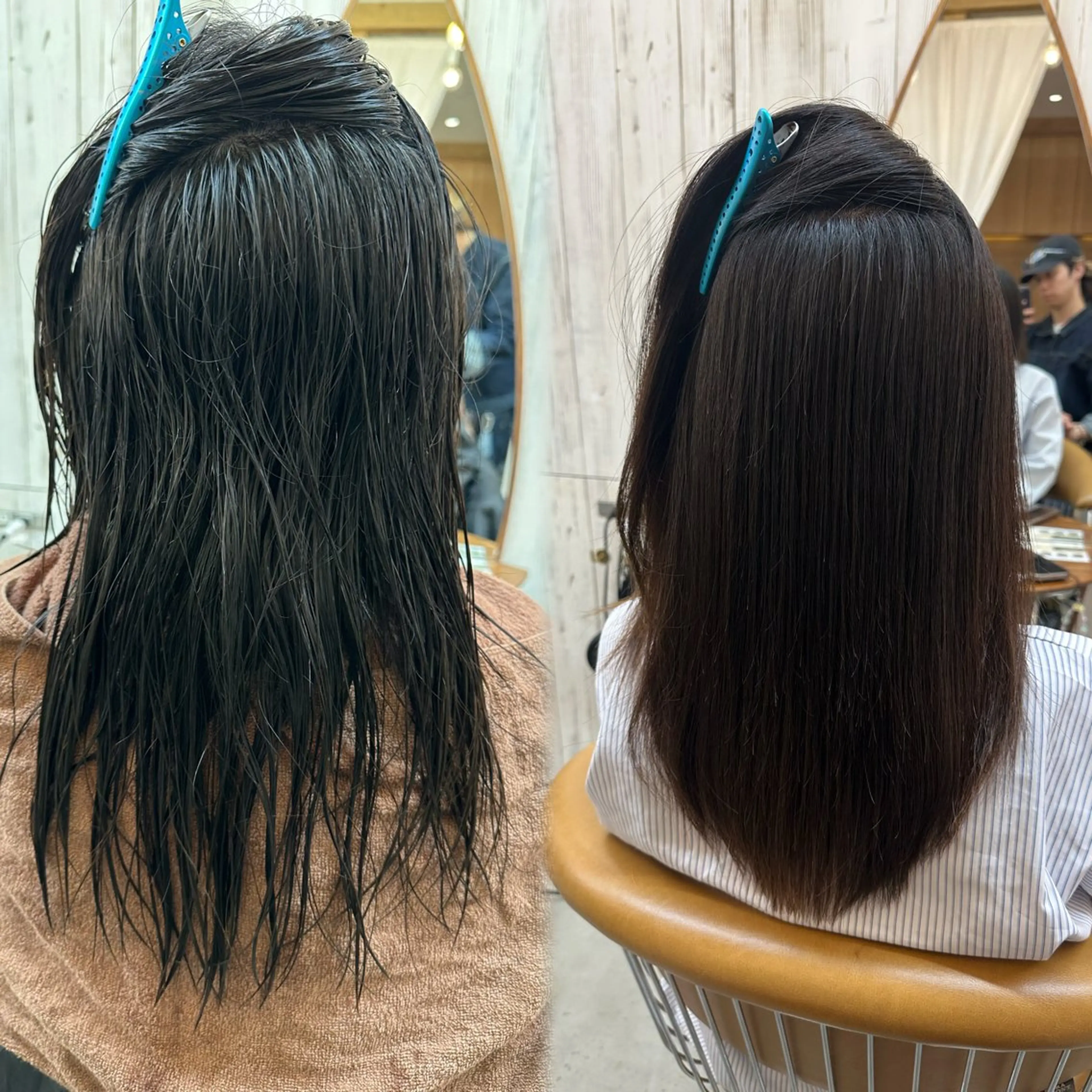 ロング 縮毛矯正 カット 縮毛矯正 トリートメント 縮毛矯正/髪質改善 /ボブ/ともきのヘアスタイル