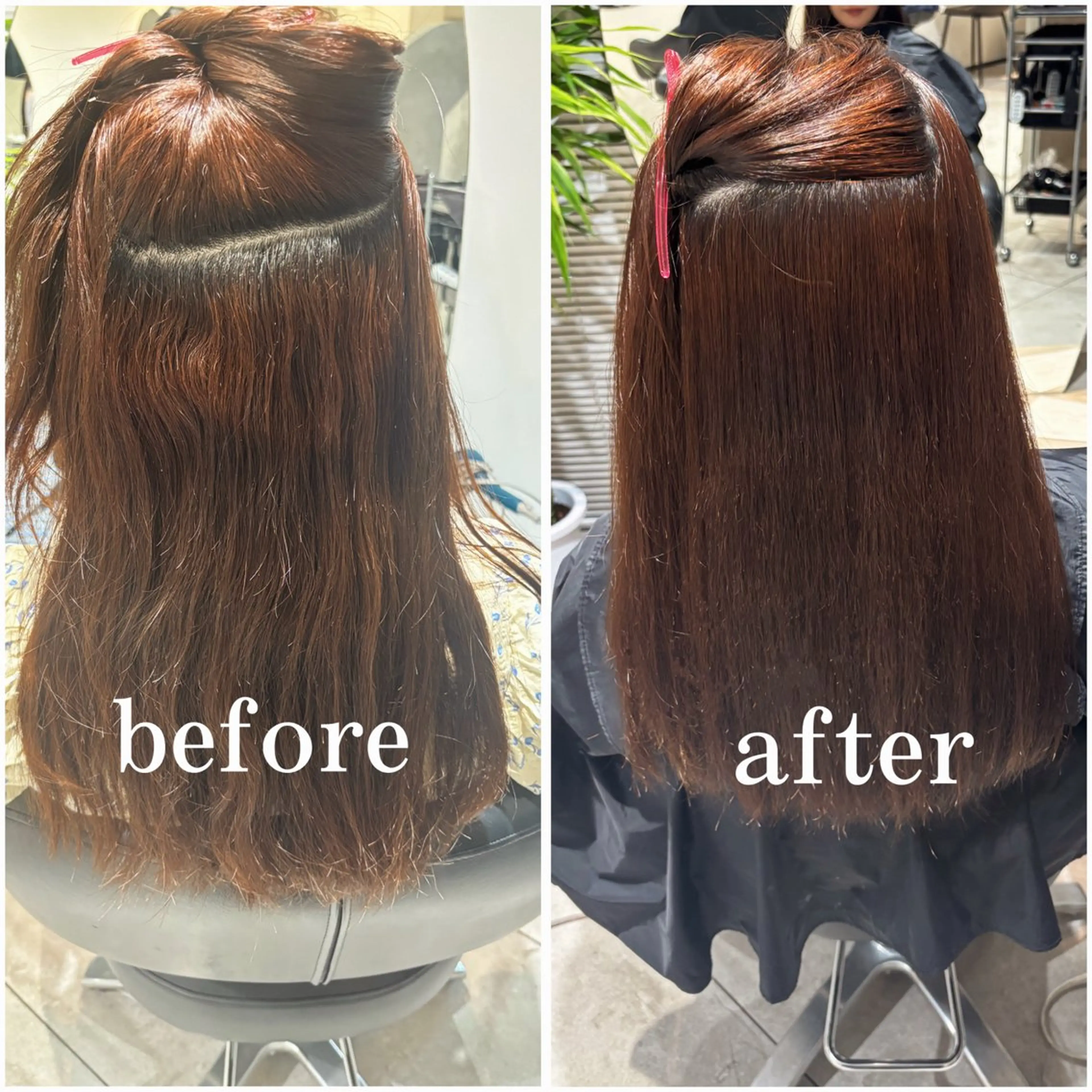 ロング 縮毛矯正 🧸艶髪🫧🎀 岡由紀乃のヘアスタイル