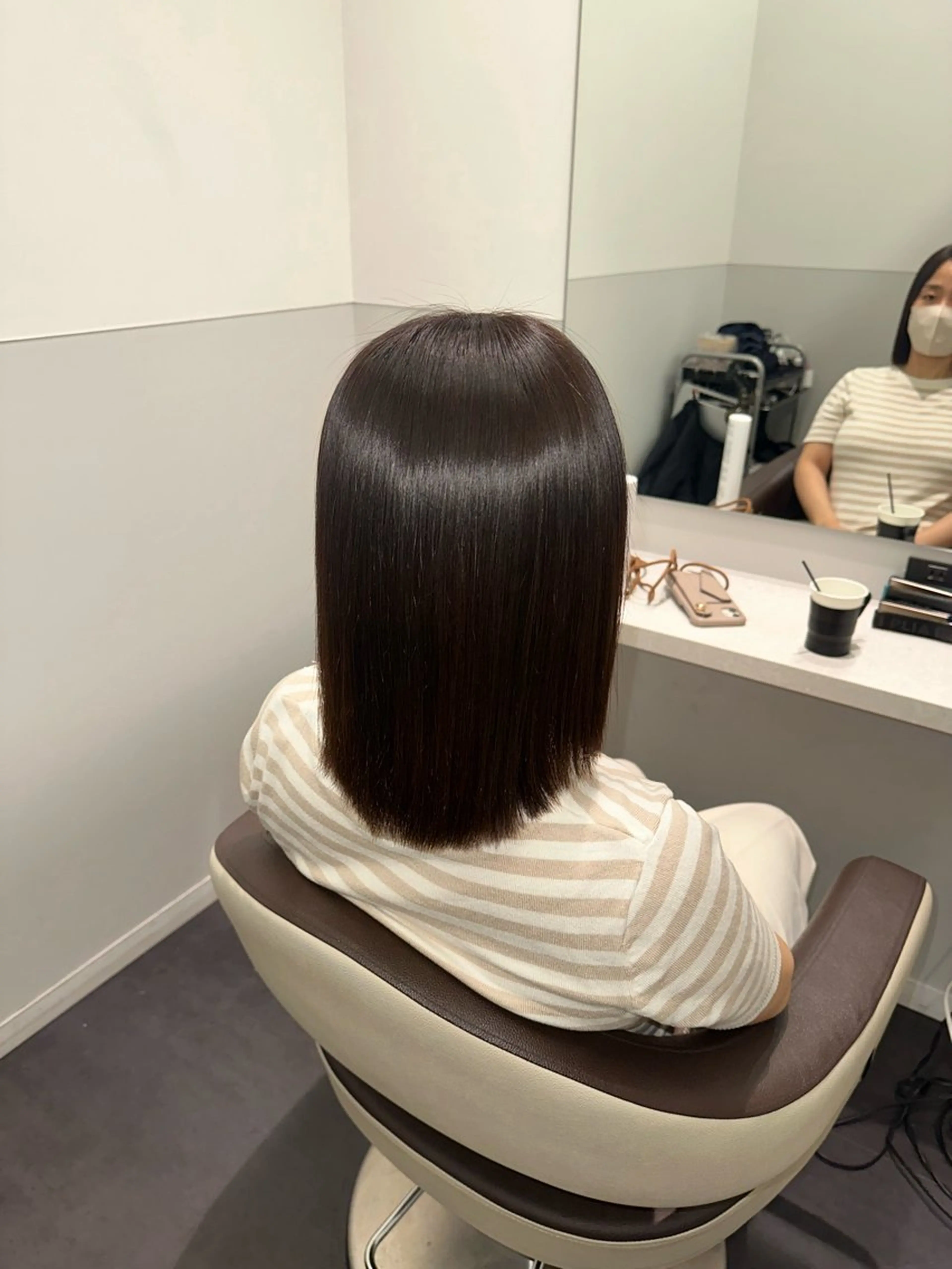 ミディアム Wisteria所属・美髪特化✨ 伊織✨縮毛矯正✨のヘアスタイル