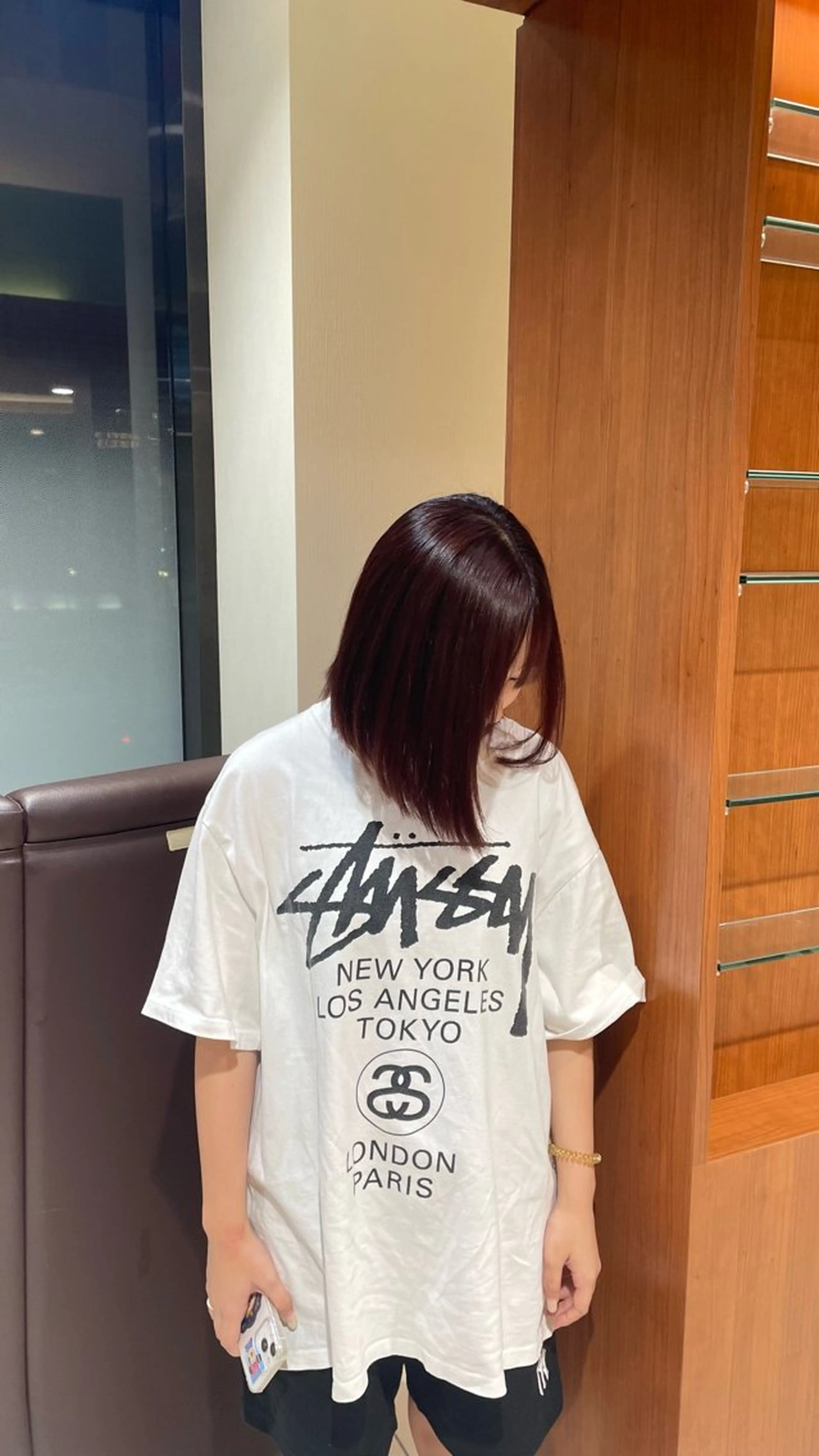 ミディアム カラー レッドカラー Ace栄所属・メンズ専門/ メンズパーマ/ゆうとのヘアスタイル