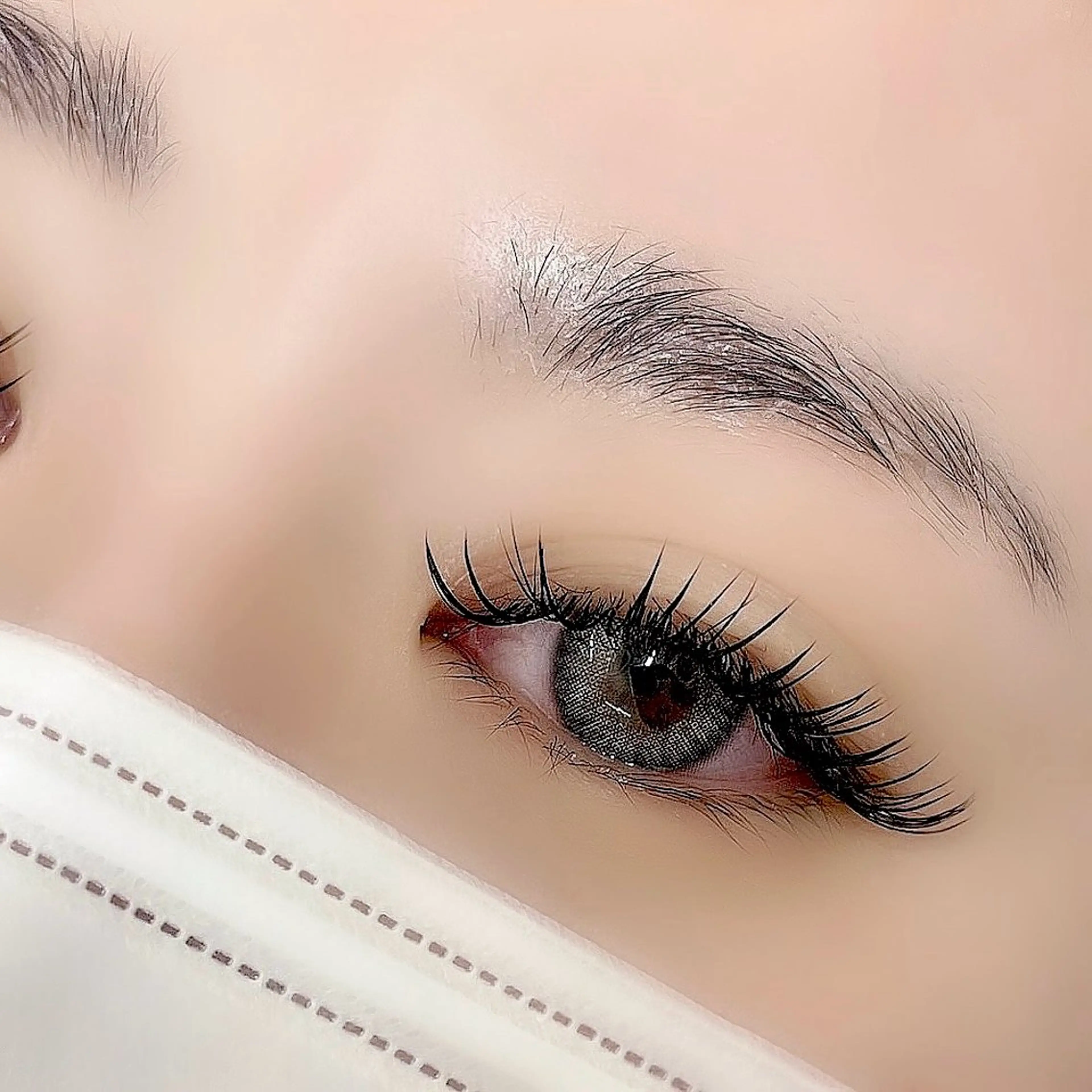 マツエク・マツパ バインドロック Morganite 🦋 ÿui 🦋のマツエク・マツパデザイン