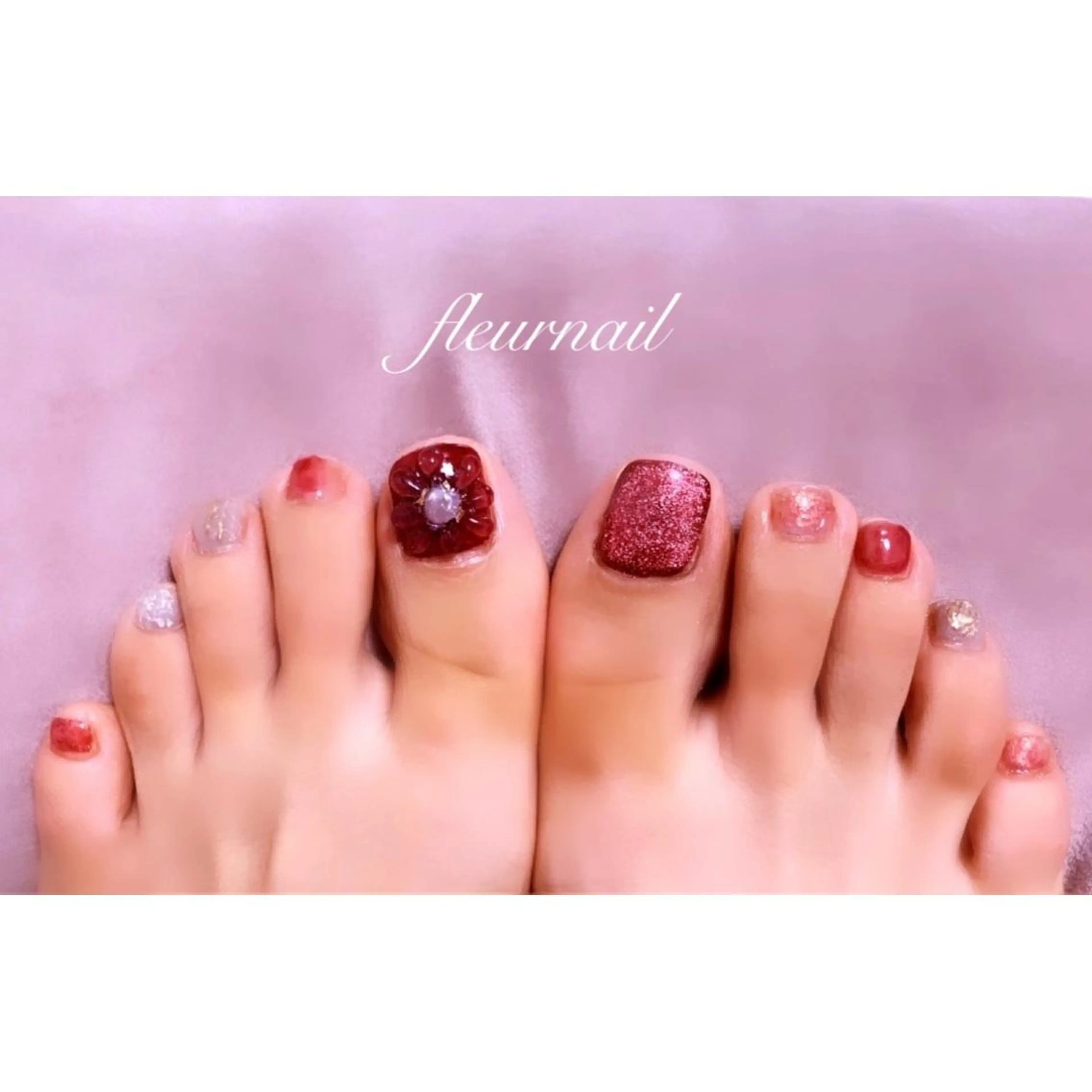 ネイル 【パラジェル登録サロン】nail pollen所属・fleurnail miuraのネイルデザイン