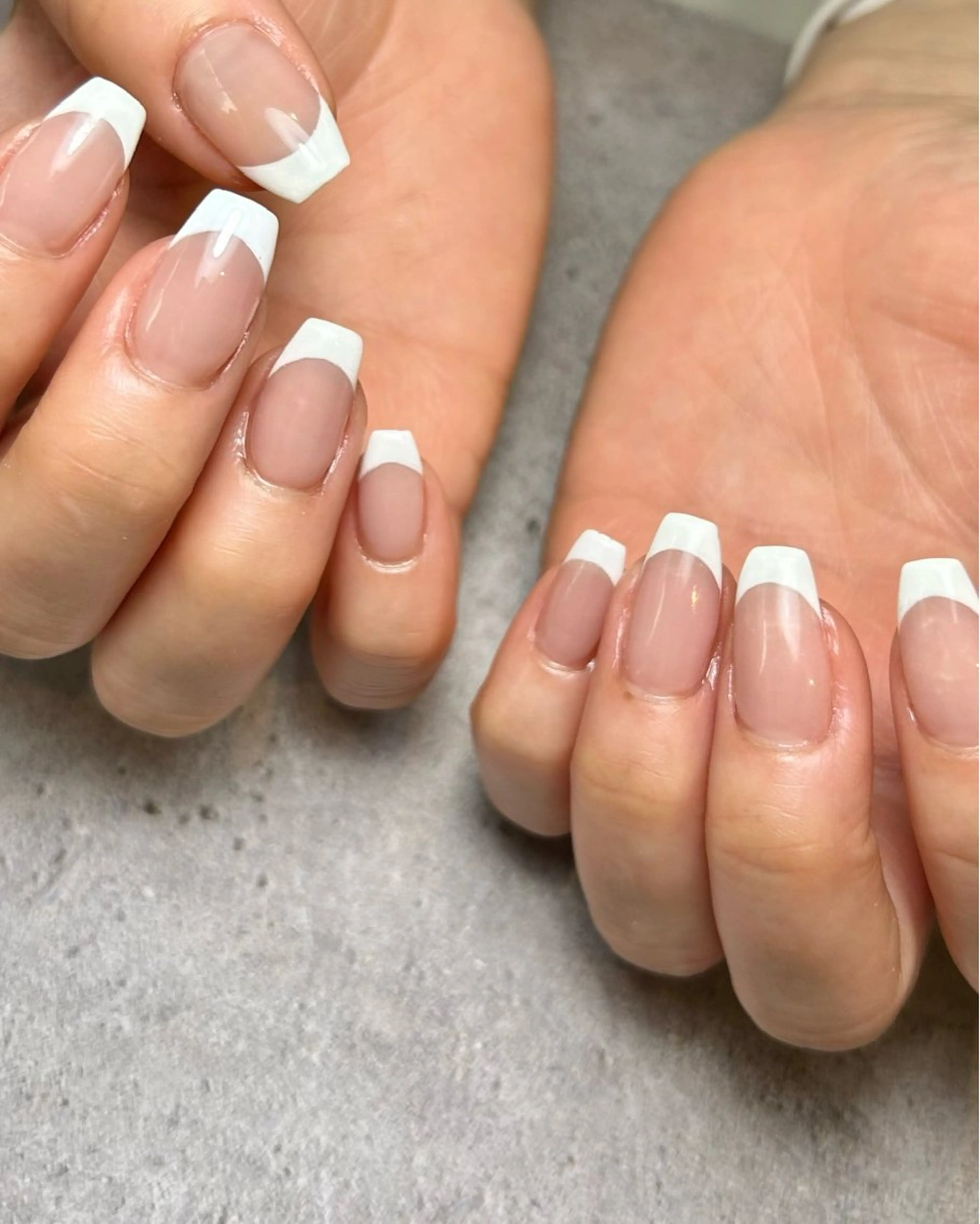 ネイル フレンチネイル ハンドネイル Reflection marikoのネイルデザイン