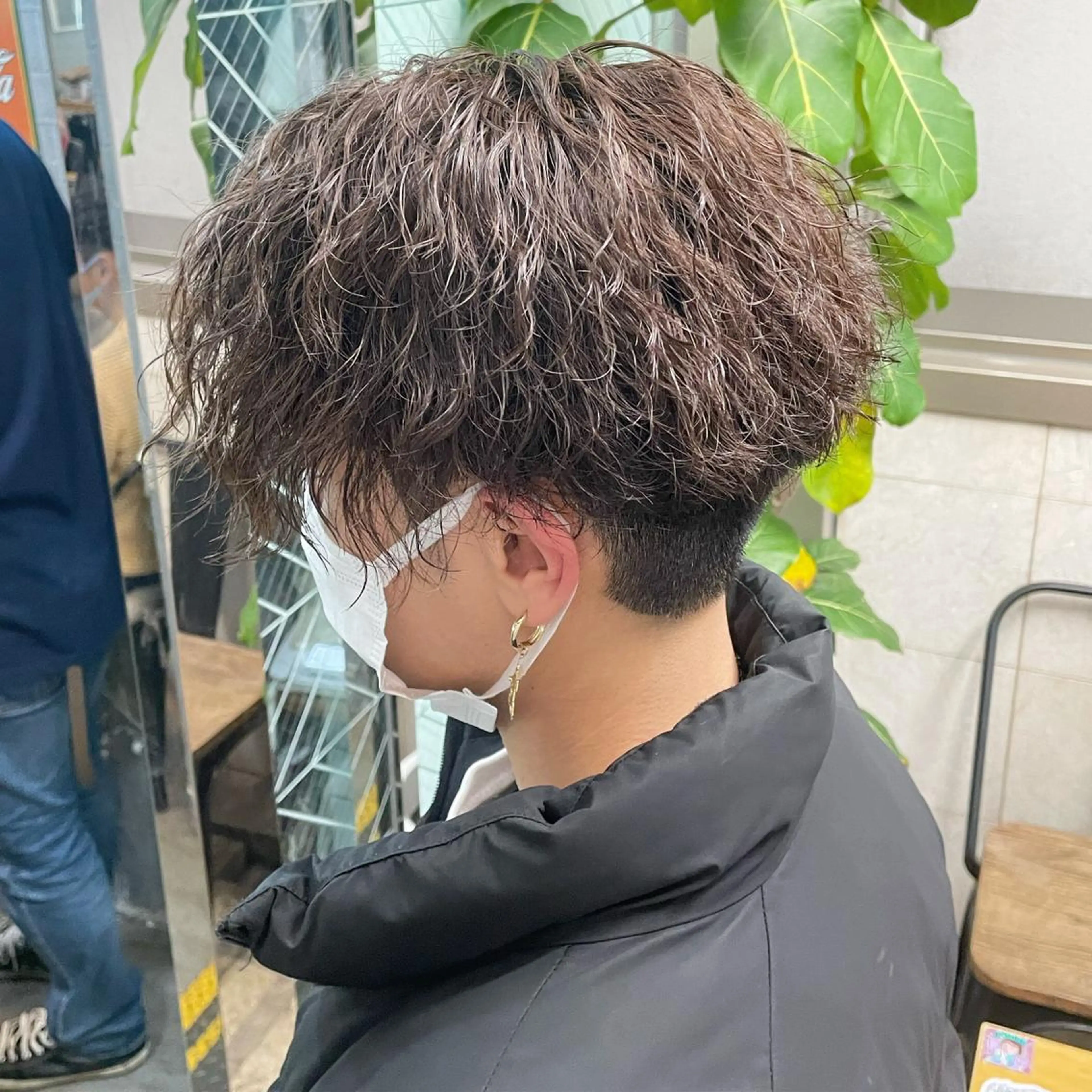 パーマ メンズ カット パーマ トリートメント Le'a所属・渋谷/フェード/ 國分 翔のヘアスタイル