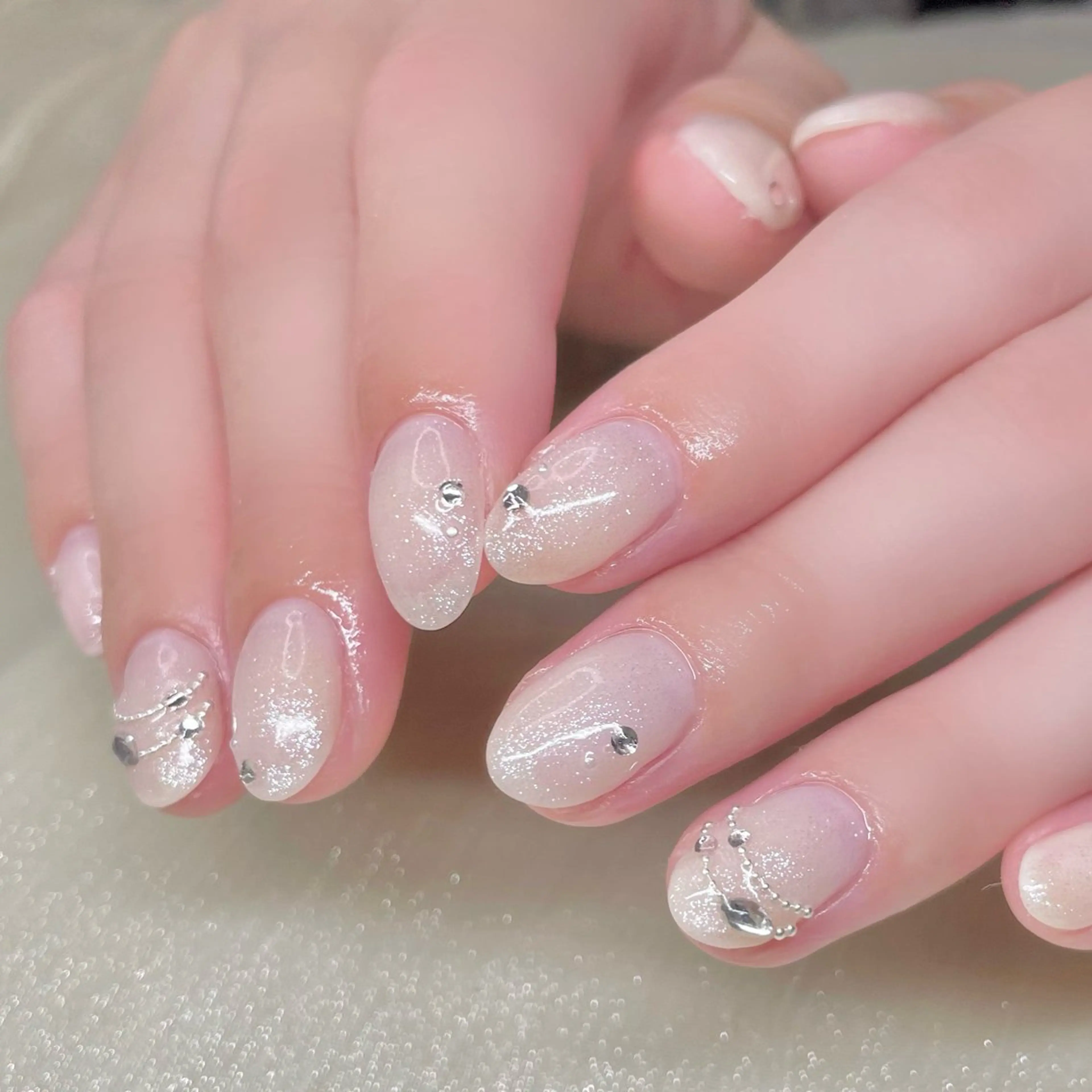 ネイル ストーンネイル ハンドネイル Nailist SUZU所属・Nailist suzuのネイルデザイン