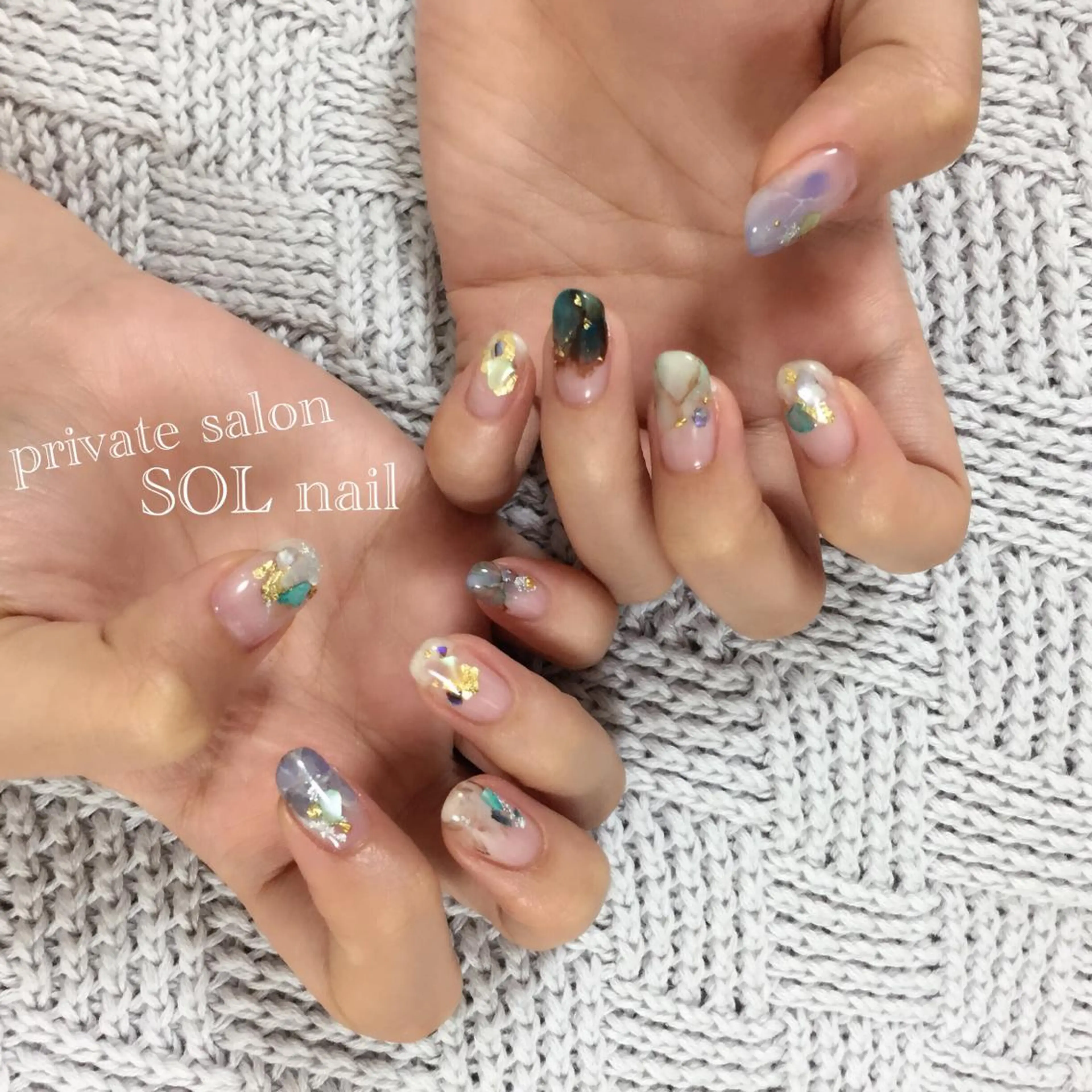 ネイル ハンドネイル SOL NAILのネイルデザイン