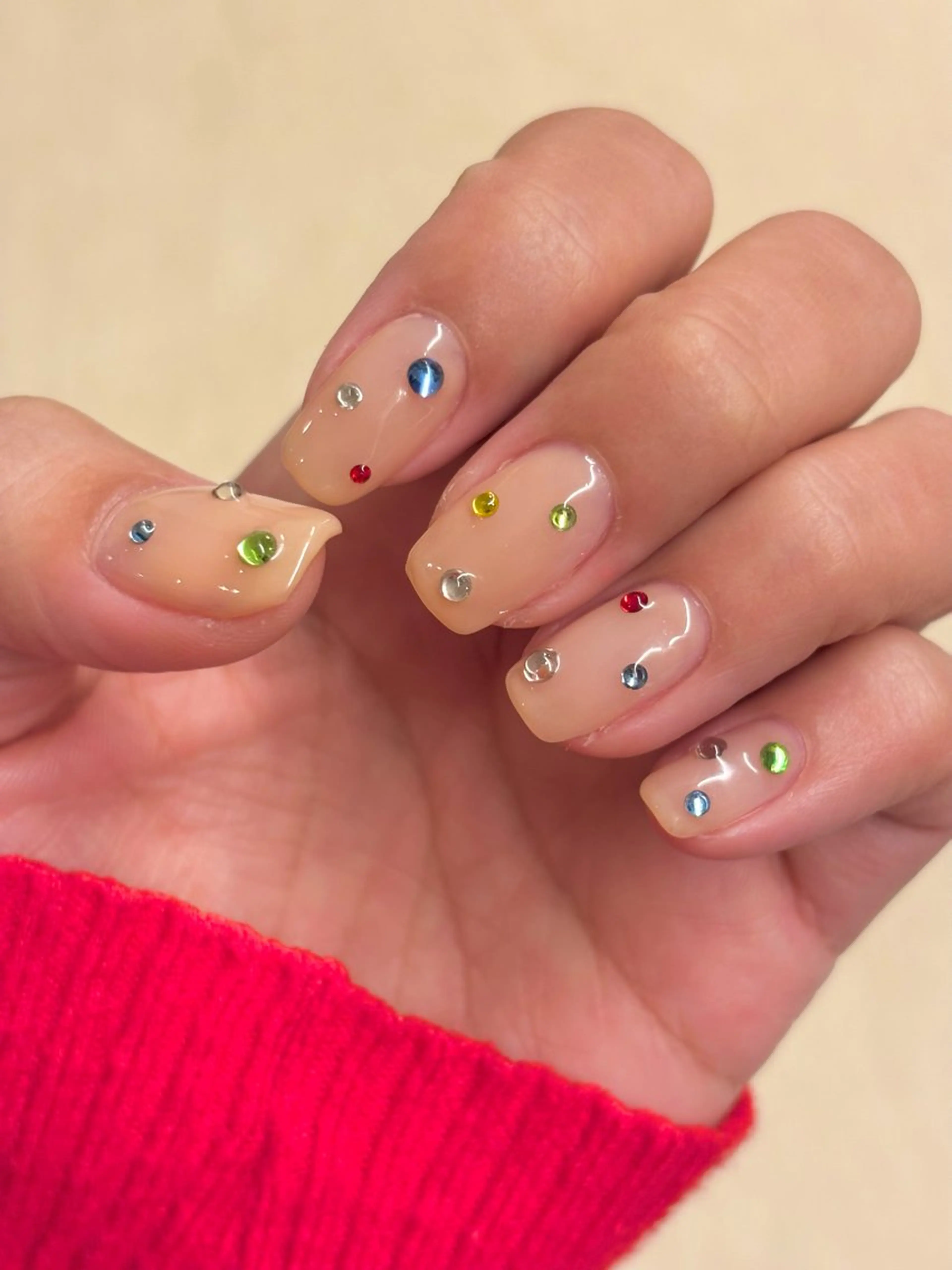 ネイル ストーンネイル Hanjo Yumiのネイルデザイン