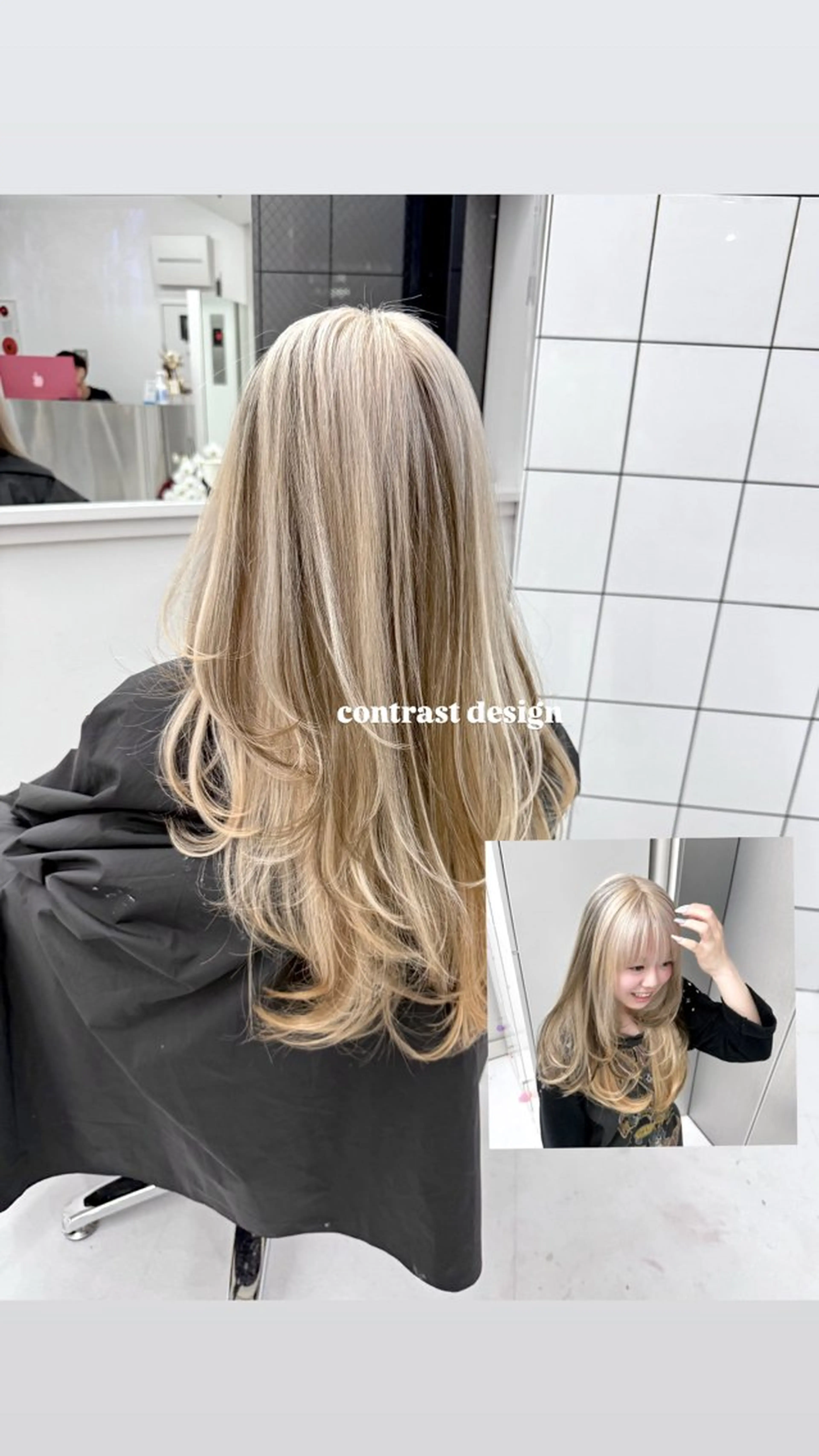 ロング ヘアカラー トリートメント 📍欧米風/ﾃﾞ ｻﾞｲﾝNO.1/雅のヘアスタイル