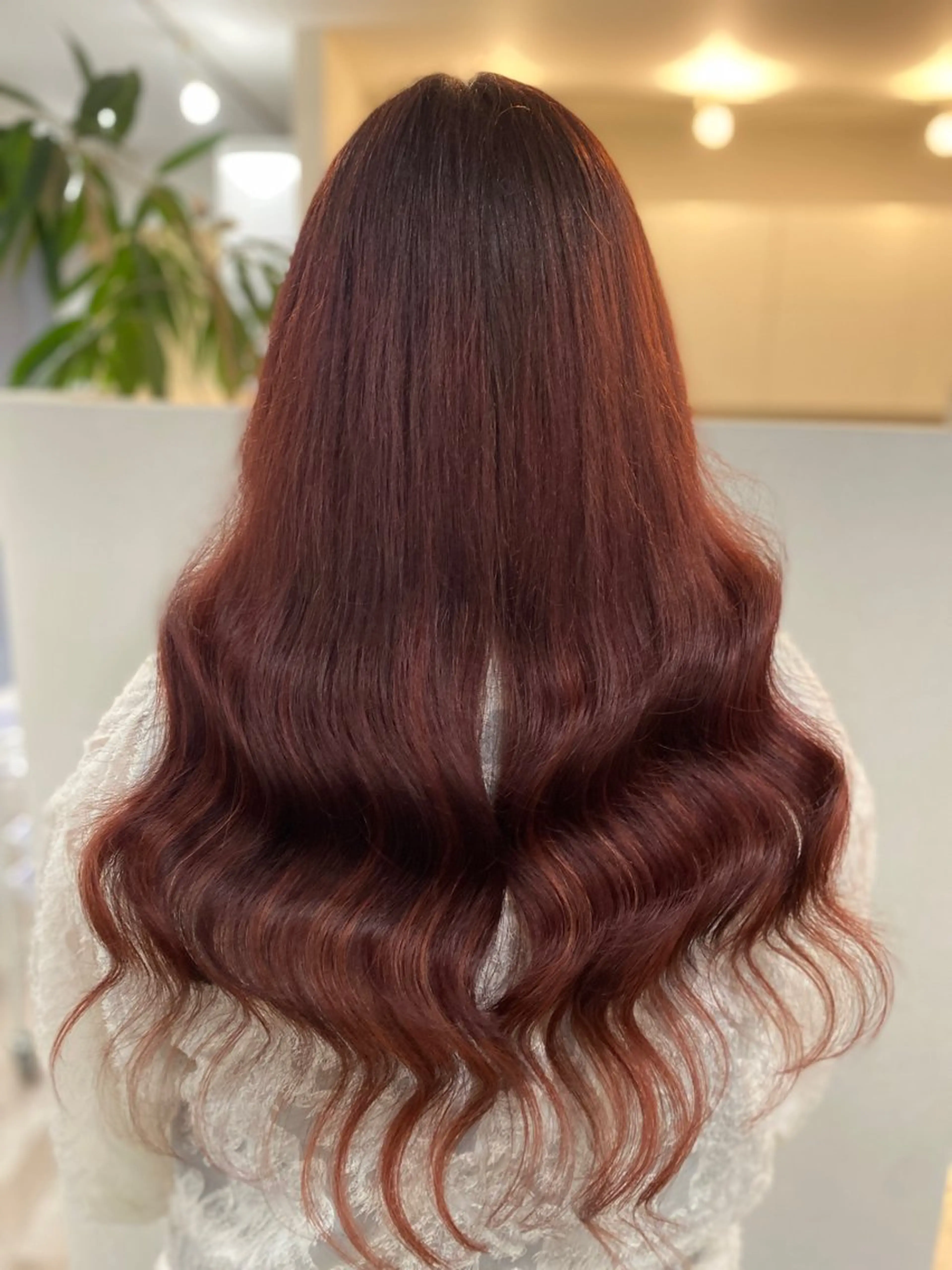 ロング ヘアカラー トリートメント エクステ Yurika /グランディールのヘアスタイル