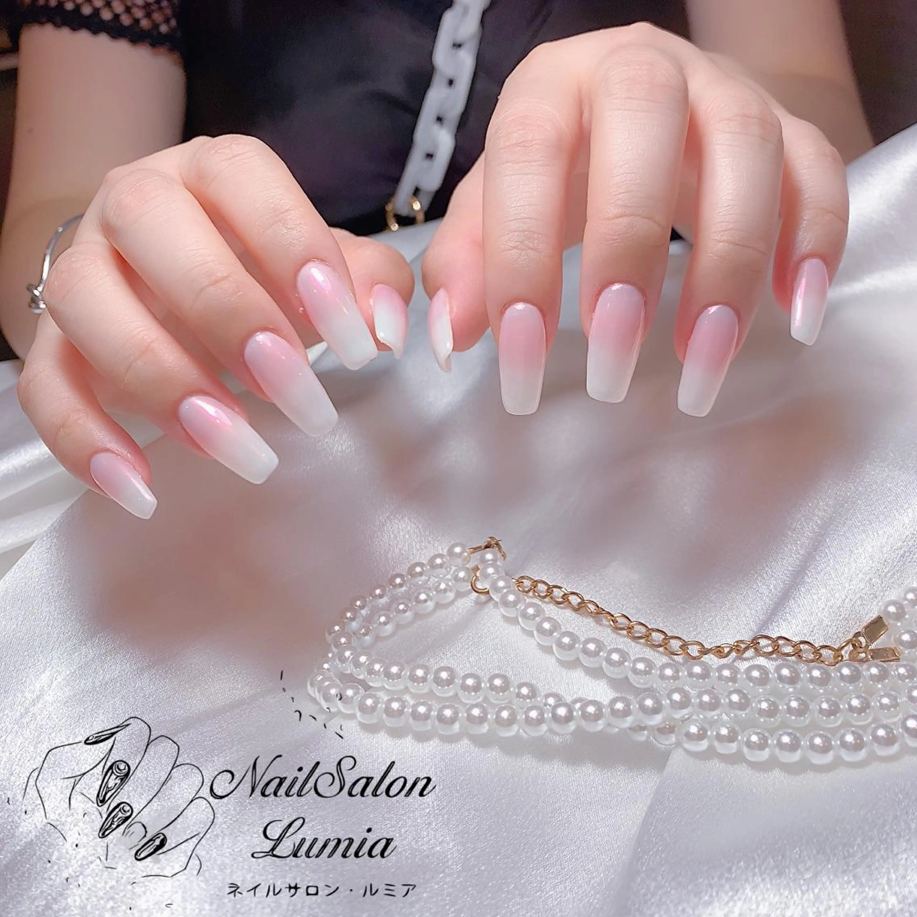 ネイル ミラーネイル ハンドネイル ネイルサロン ルミア Lumia 店長のネイルデザイン