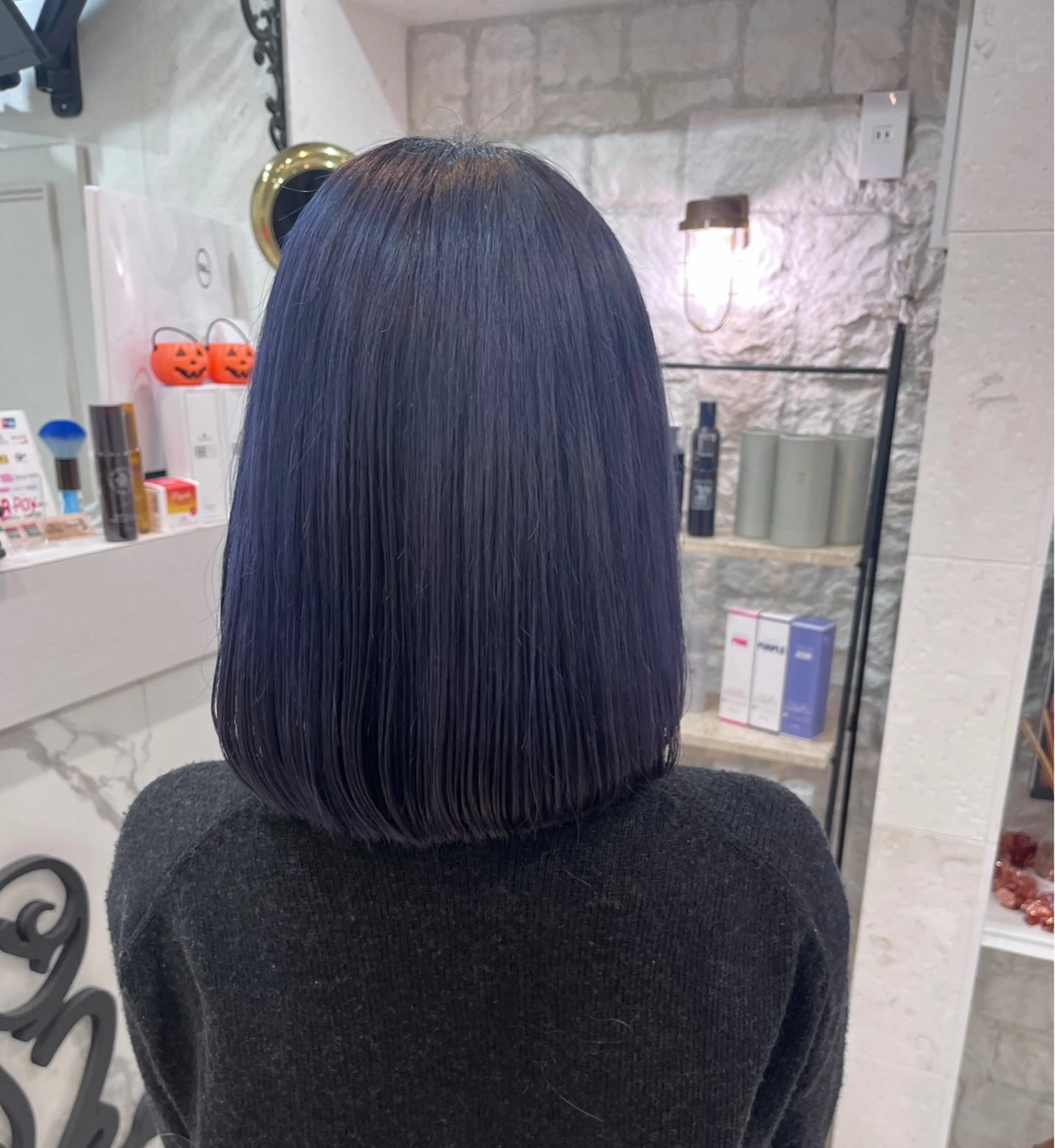 カラー ブルーカラー ブルーパープル 🫧Shanti🫧 ばんだいのヘアスタイル