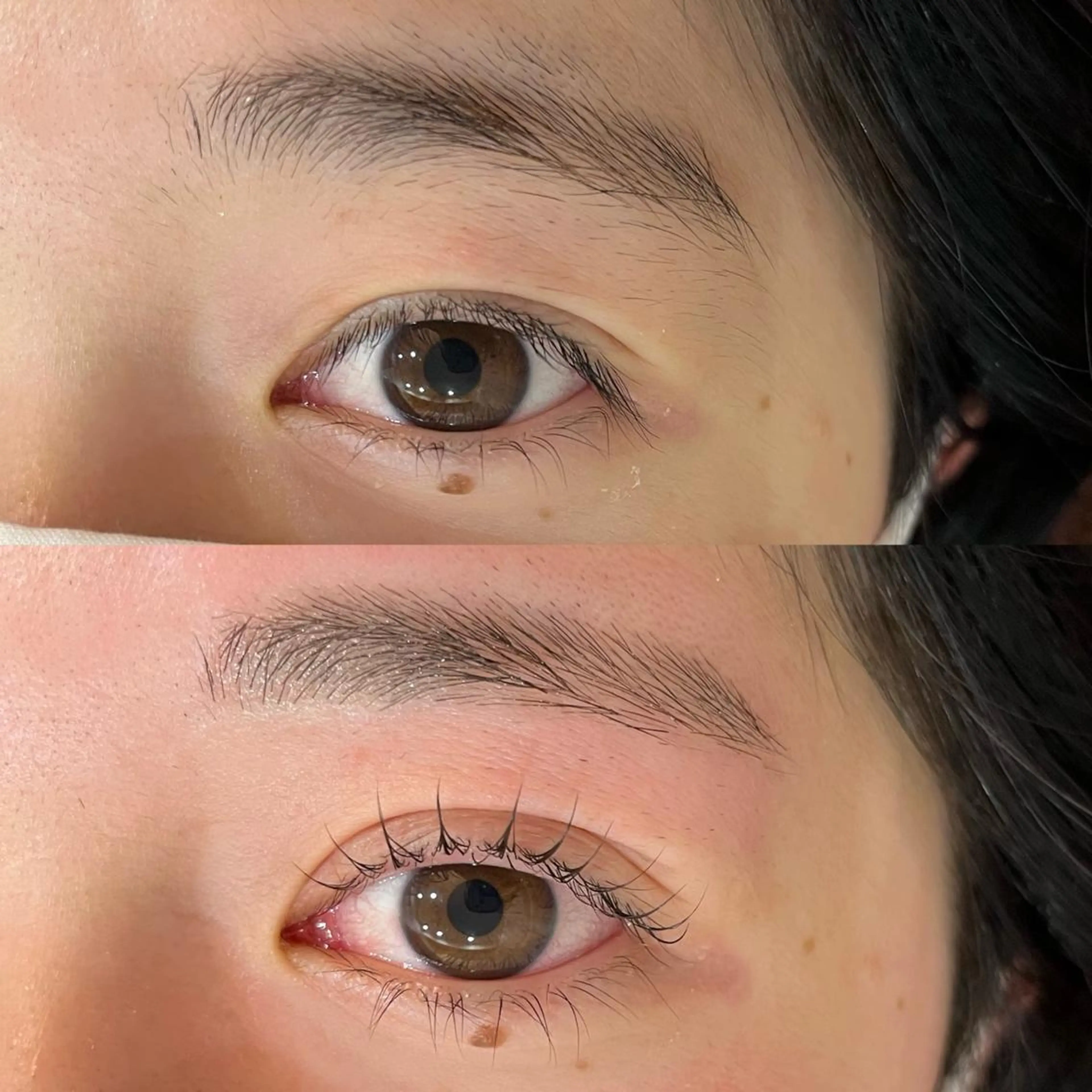 マツエク・マツパ アイブロウ まつげパーマ マツパ 🫧ナオ🫧 /韓国 ヘア/ マンツーマンのヘアスタイル