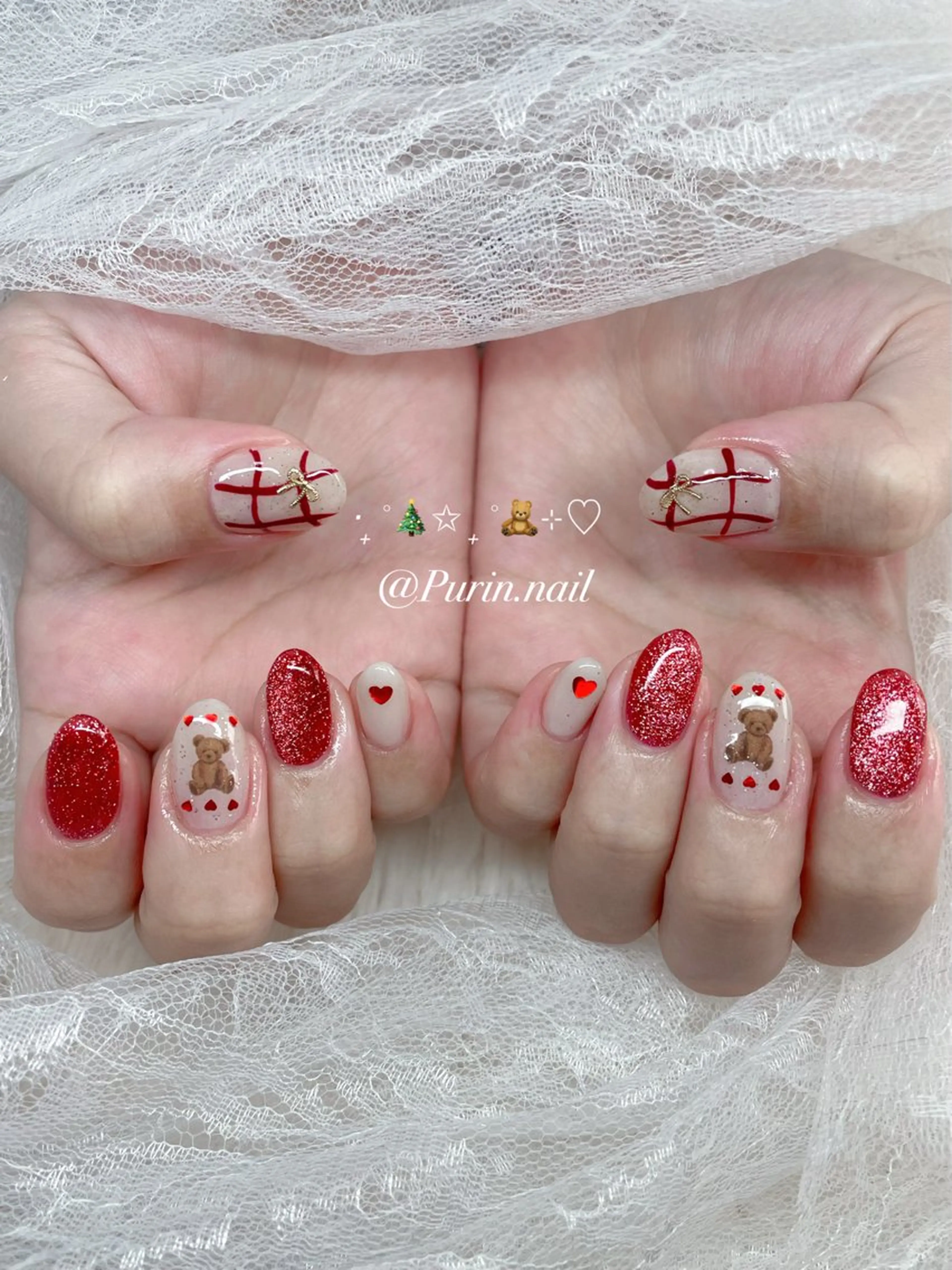 ネイル ハンドネイル Nails by Purin🍮のネイルデザイン