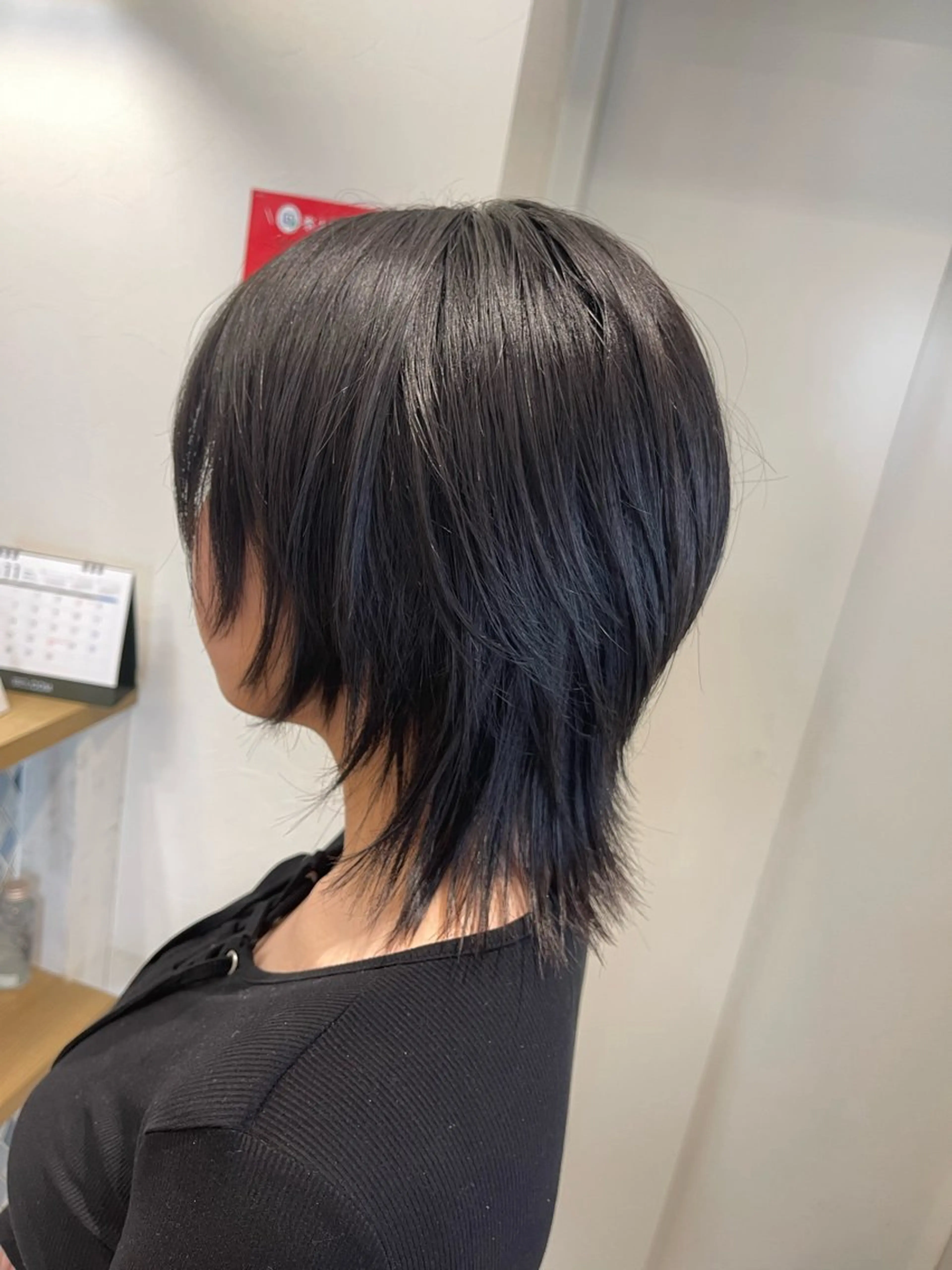 ミディアム カラー ウルフカット カット ヘアカラー トリートメント ショート/ボブ アンドウ☺︎のヘアスタイル