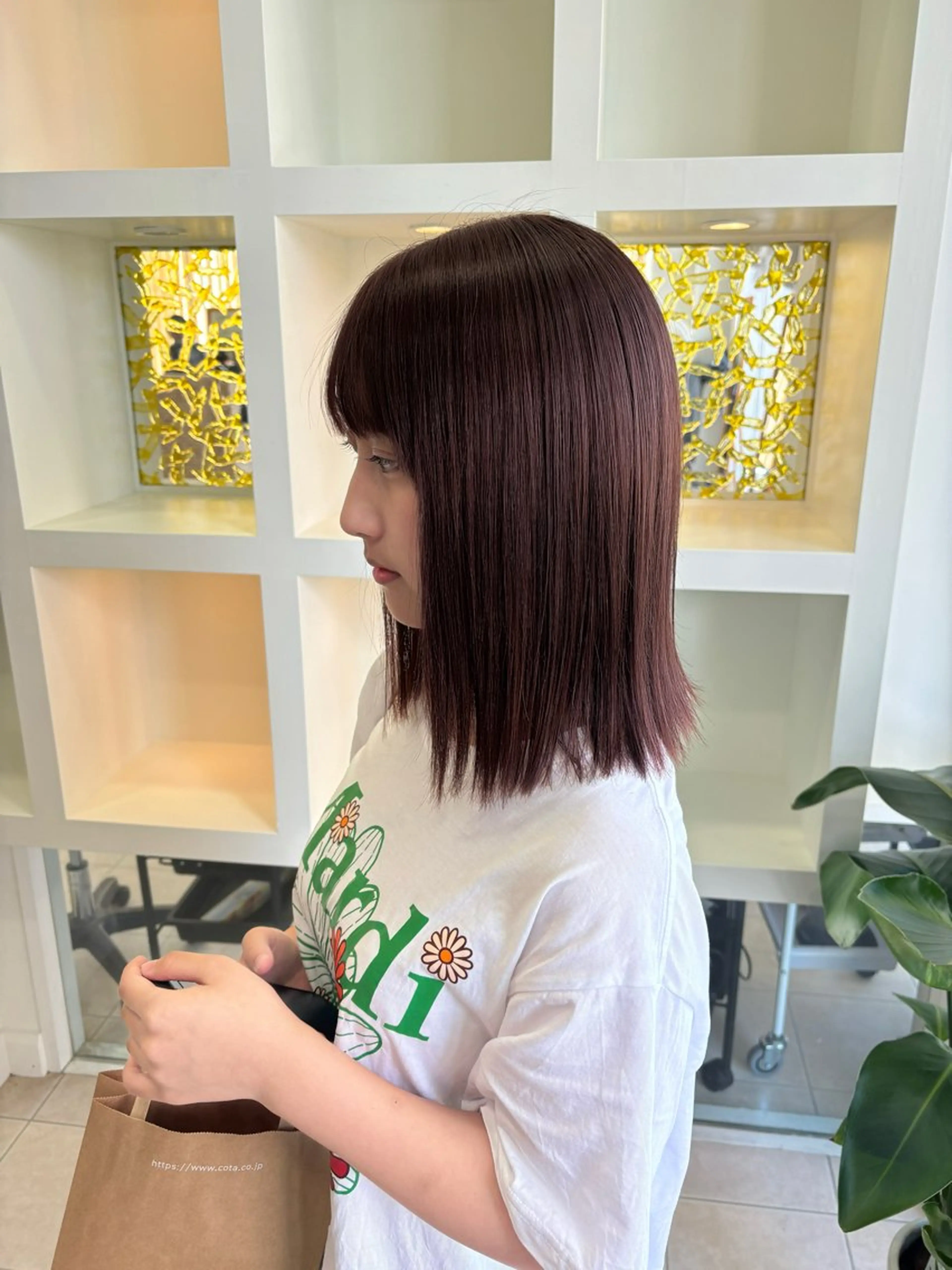 ミディアム alu所属・alu yuinaのヘアスタイル
