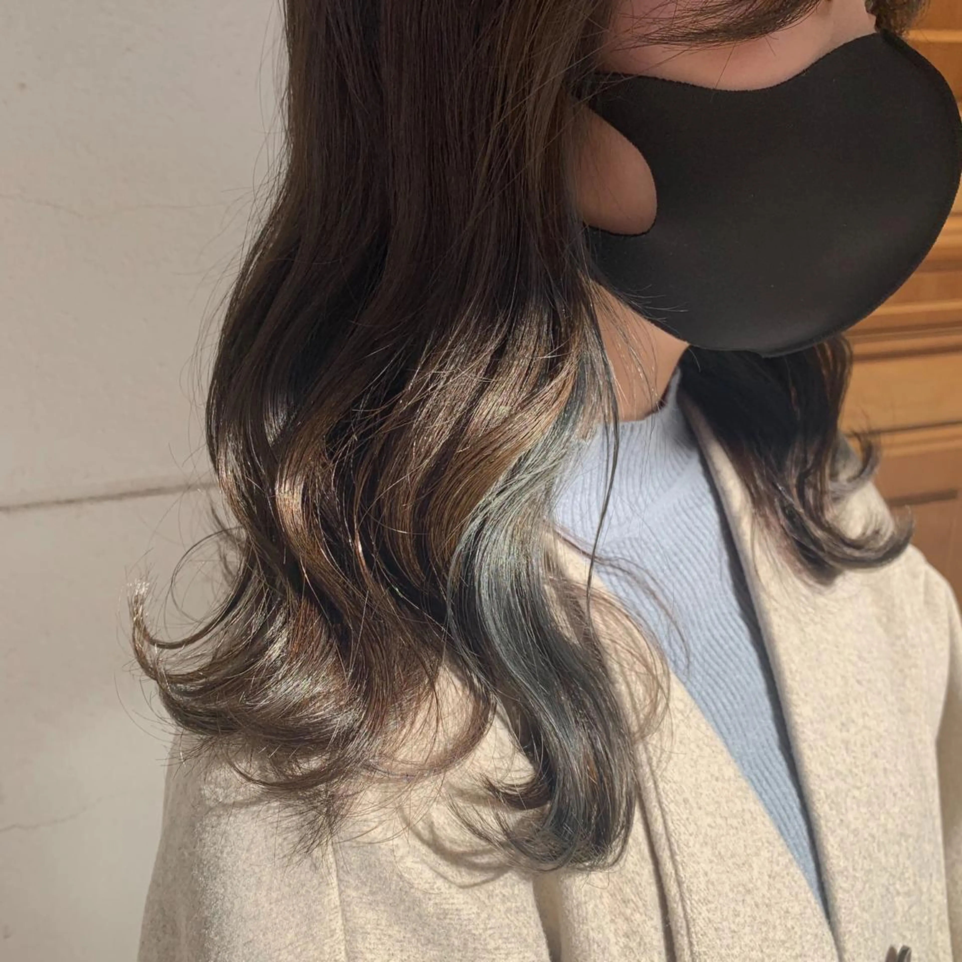 セミロング カラー イヤリングカラー グレージュ ヘアカラー m ā l o.🌷 サカモトマイコのヘアスタイル