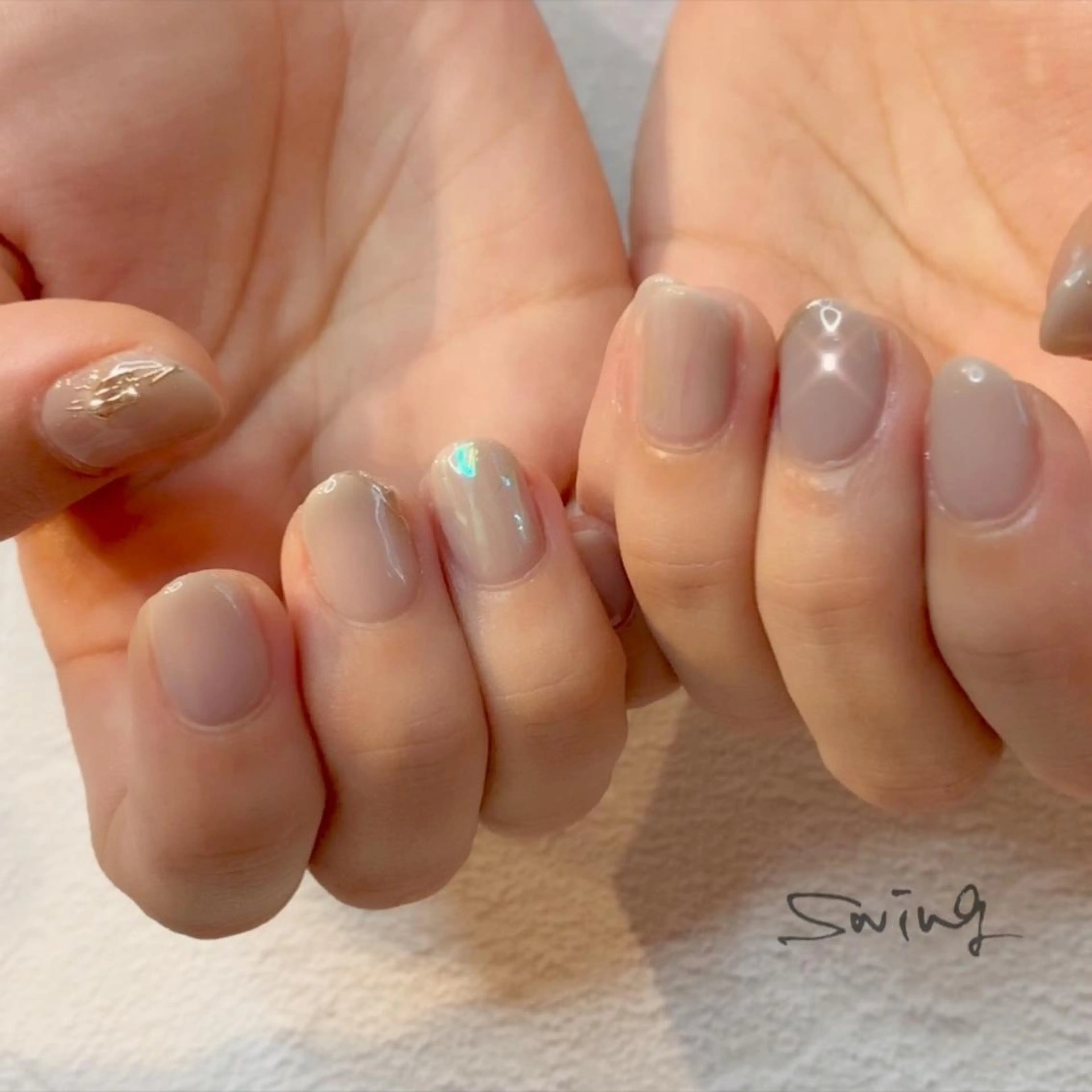 ネイル オフィスネイル ハンドネイル SWING Nail Salon所属・Yoshida Takakoのネイルデザイン