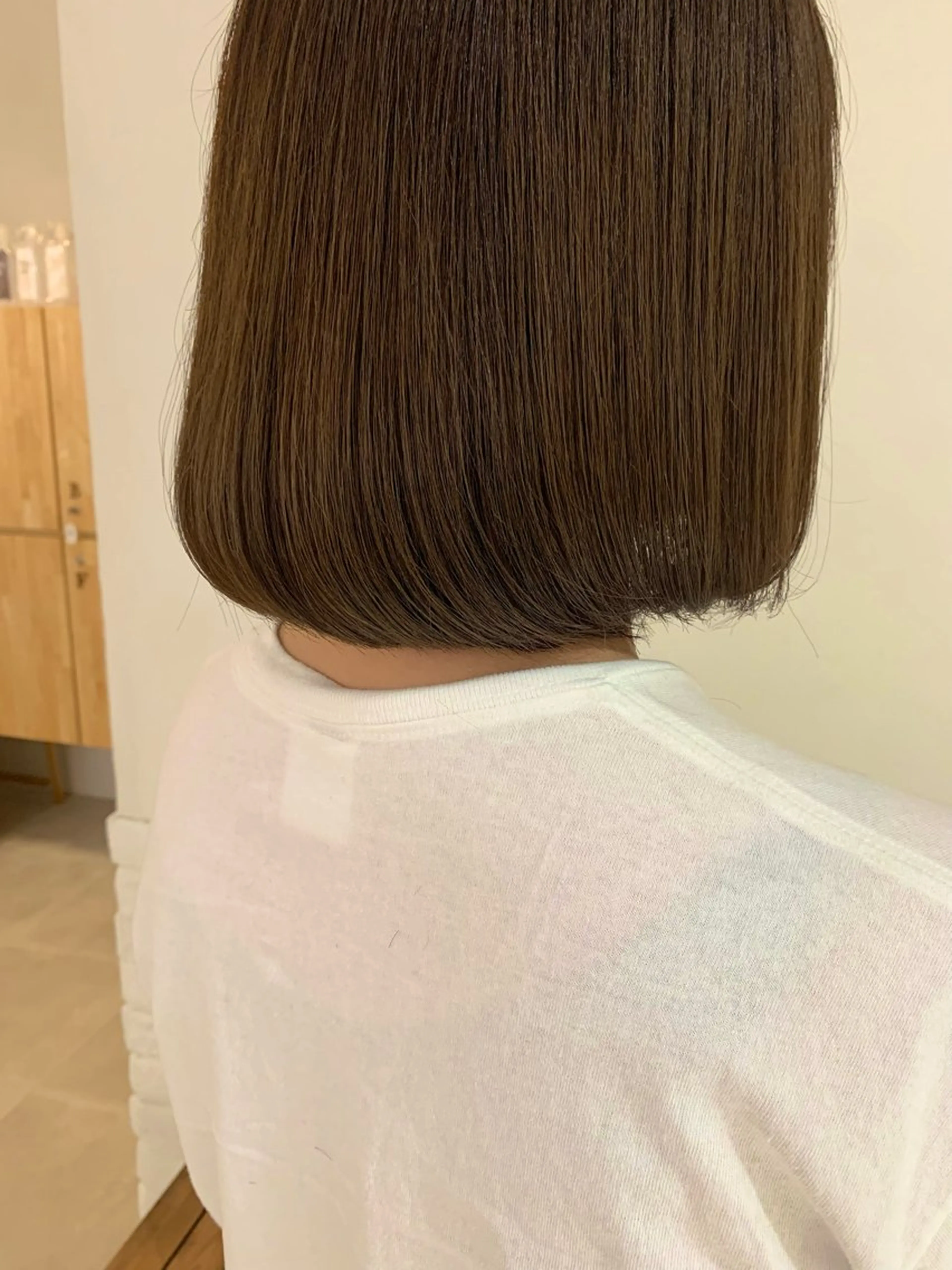 ミディアム カラー ブラウンカラー オリーブブラウン Lily hair design所属・🩰淡色カラー/ 南ゆかり(女性のみ)のヘアスタイル