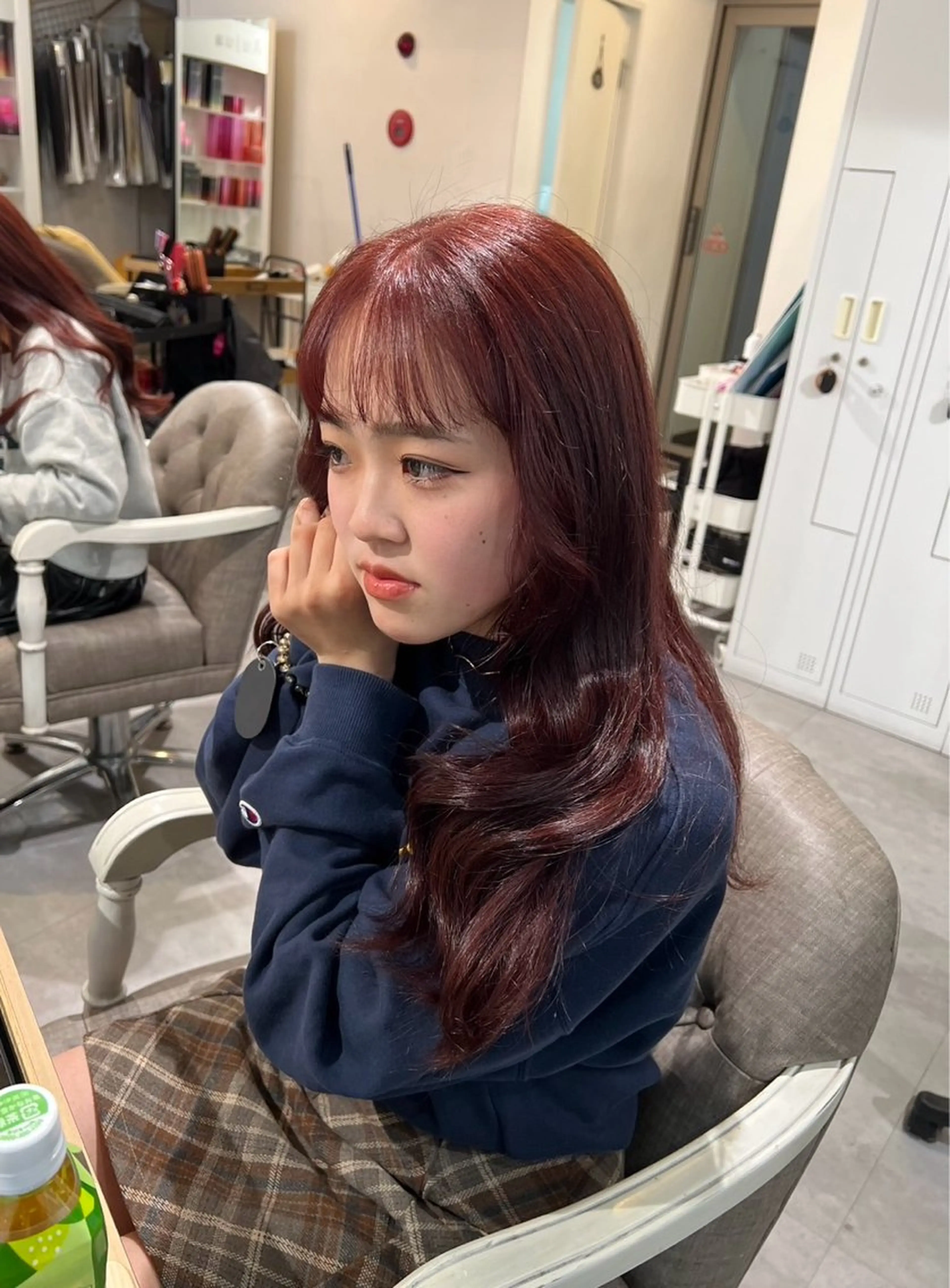 セミロング カラー レッドカラー ヘアカラー トリートメント ROBIN所属・指名数No.1 /NAOYAのヘアスタイル