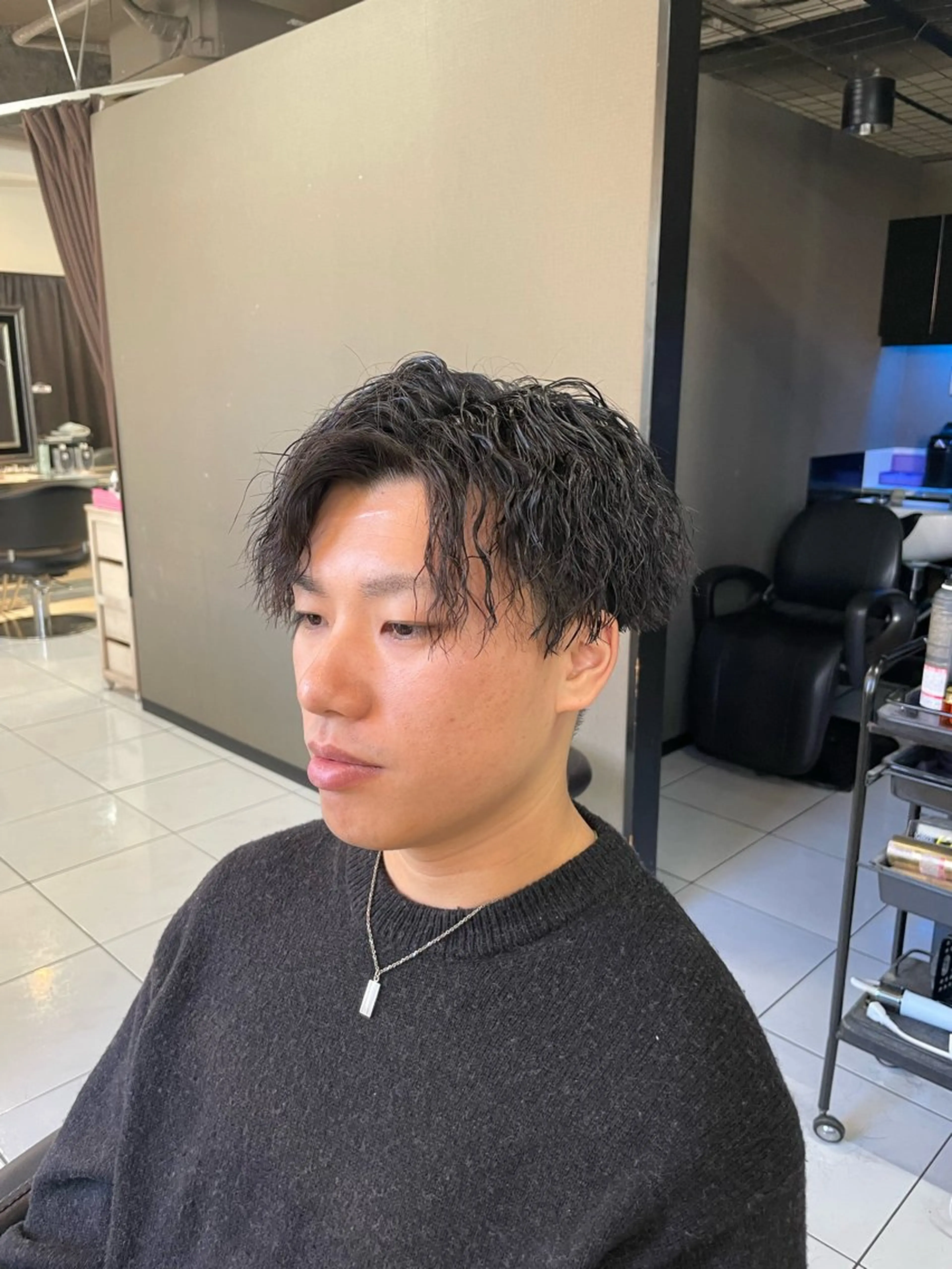 パーマ メンズ カット パーマ 🔥お値段以上🔥 メンズ特化たかひろのヘアスタイル